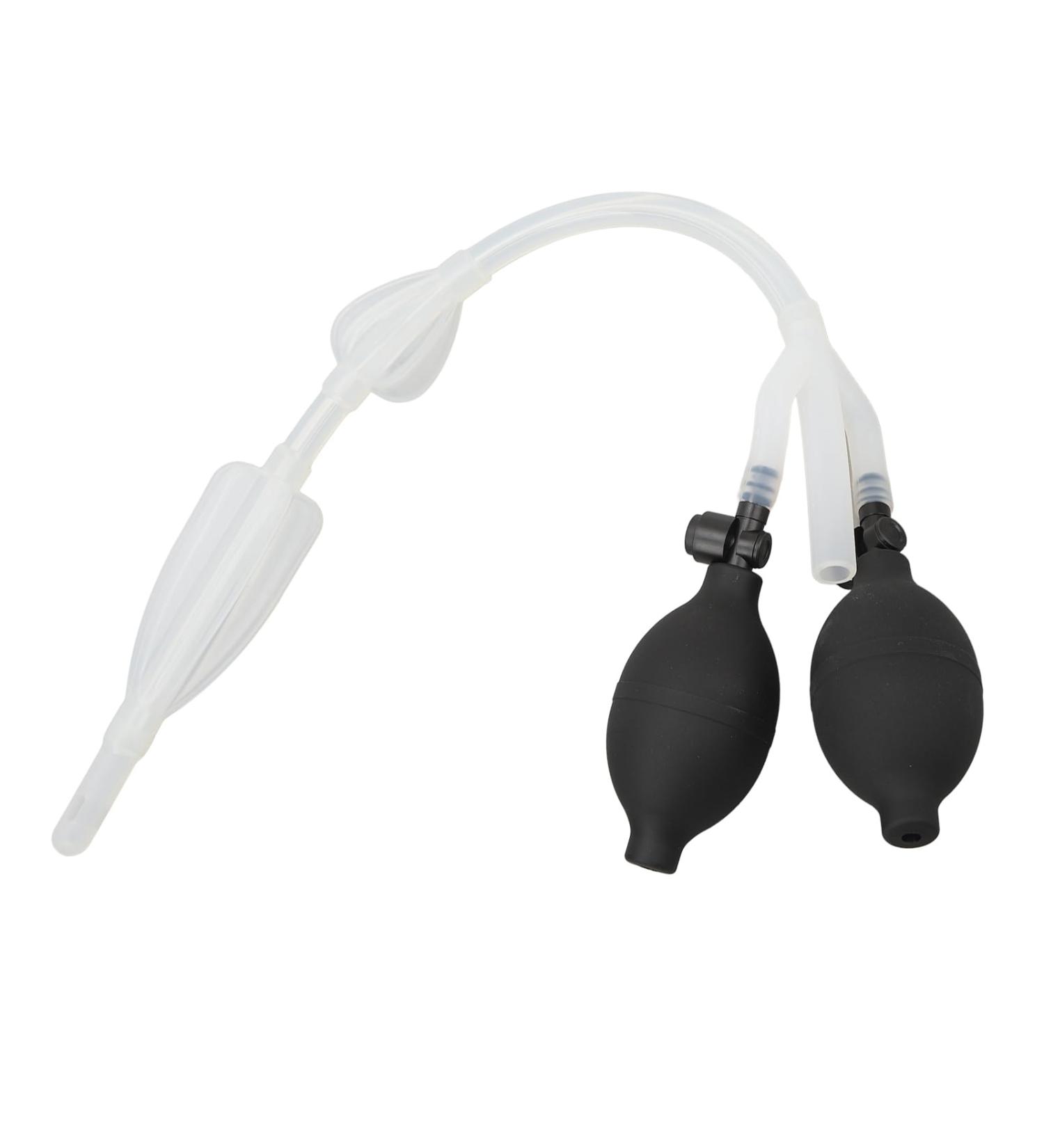 Silicone Enema Douche Bulb - Double Ball Design Elastic & Portable for Easy Colon Cleanse - International Shipping Available - Buy Online on GoSupps.com