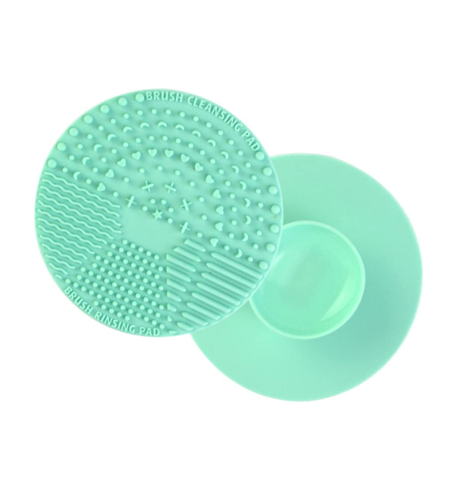 Angoily Brush Cleaning Tool Portable Washing Tool Scrubber Make up Kit Makeup Sponge Cleaners Makeup Cleaning Mat for Cleaning Accessories Round Detergent Sucker Cleaning Pad - Buy Online on GoSupps.com