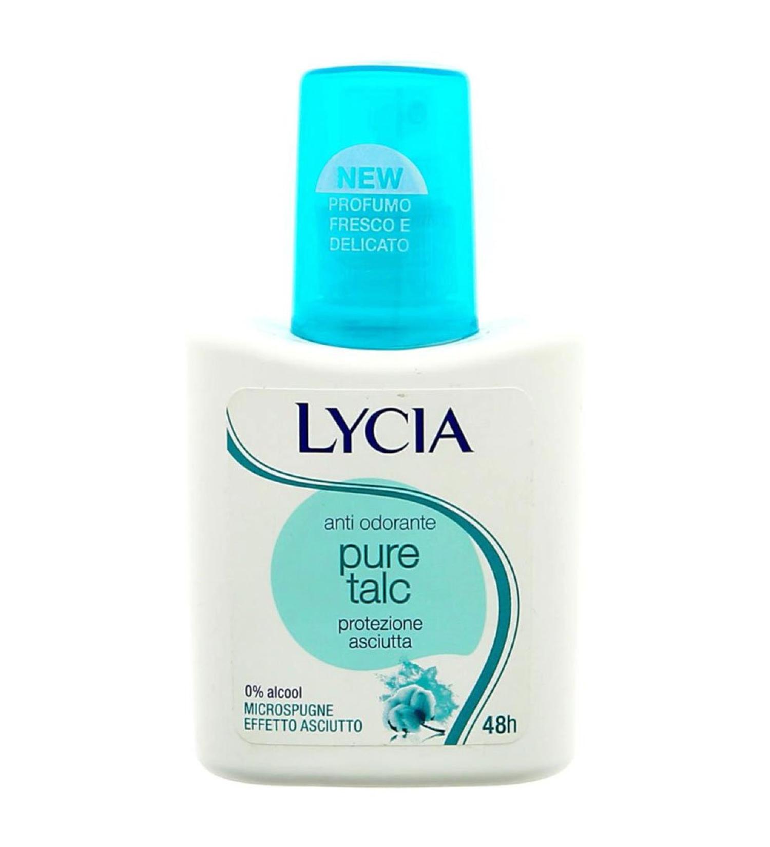Lycia - Pure Talc Anti-odor, dry protection - 75 ml