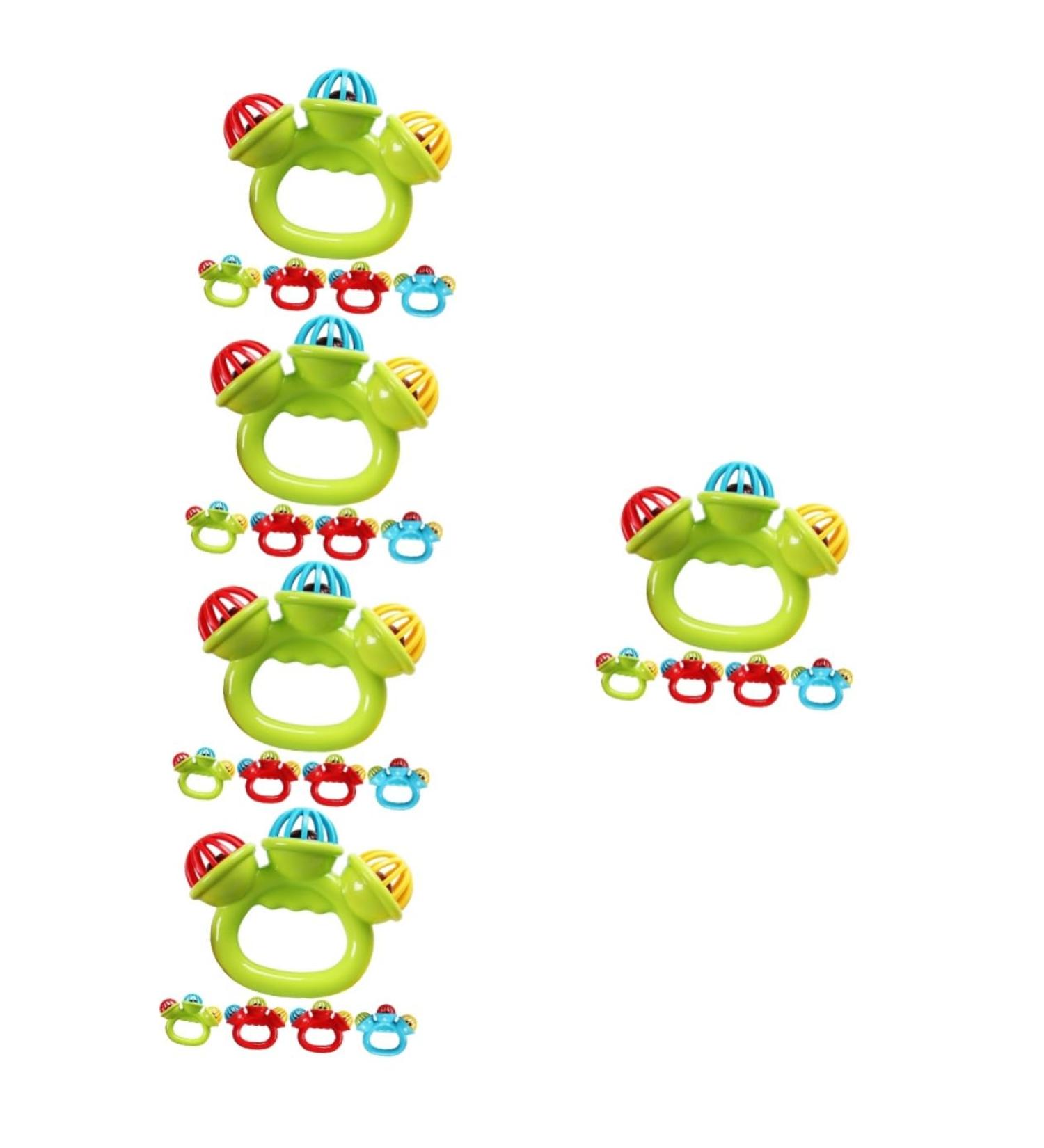 Abaodam 25 STK Handbell & Baby Calming Bite Toys - Soft Chew Toy for Newborns & Toddlers - International Shipping Available - Buy Online on GoSupps.com