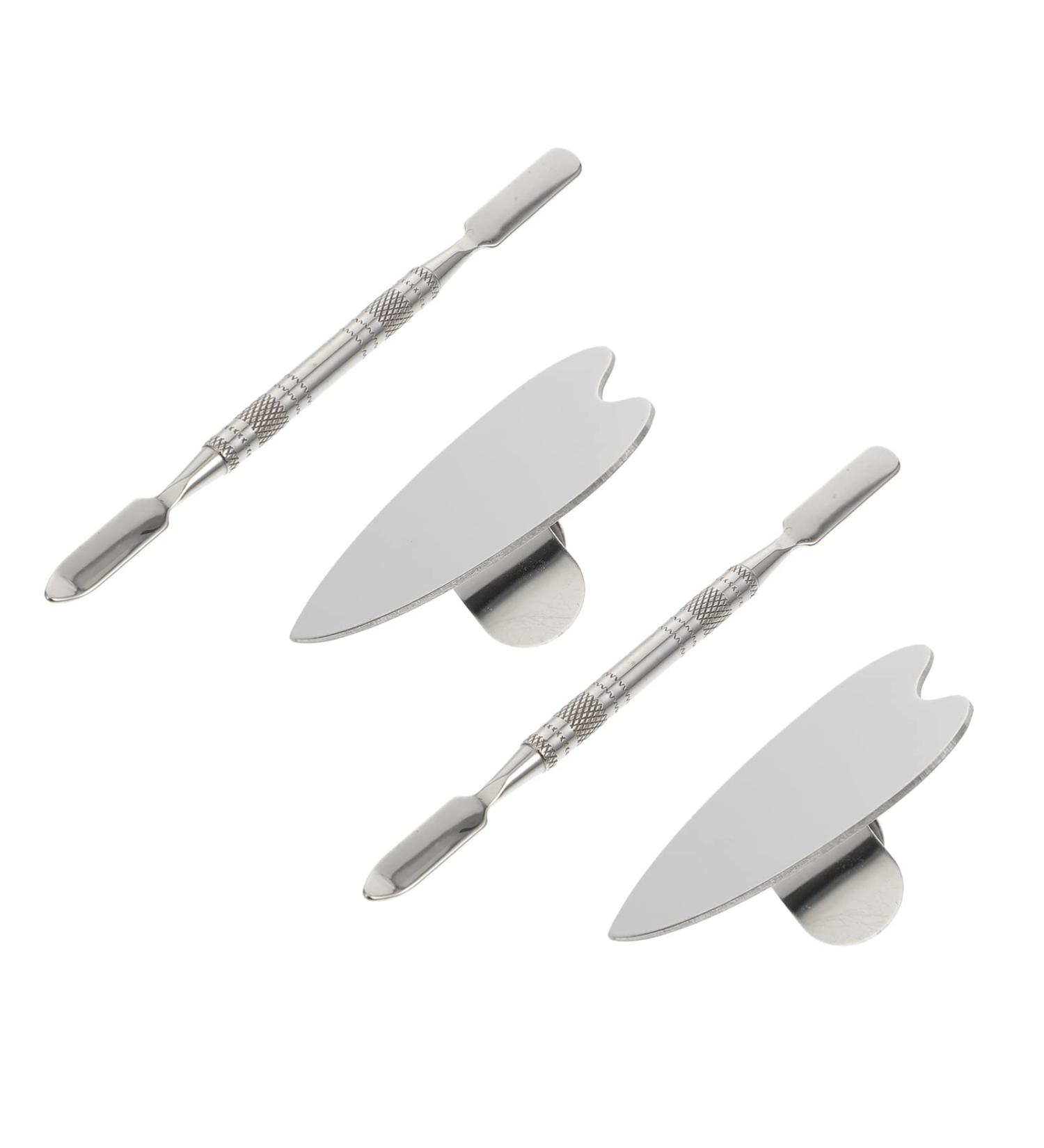 Magiclulu Heart Shape Nail Art Palette - 2 Sets Color Mixing Tool for Manicure & Painting - Buy Online on GoSupps.com