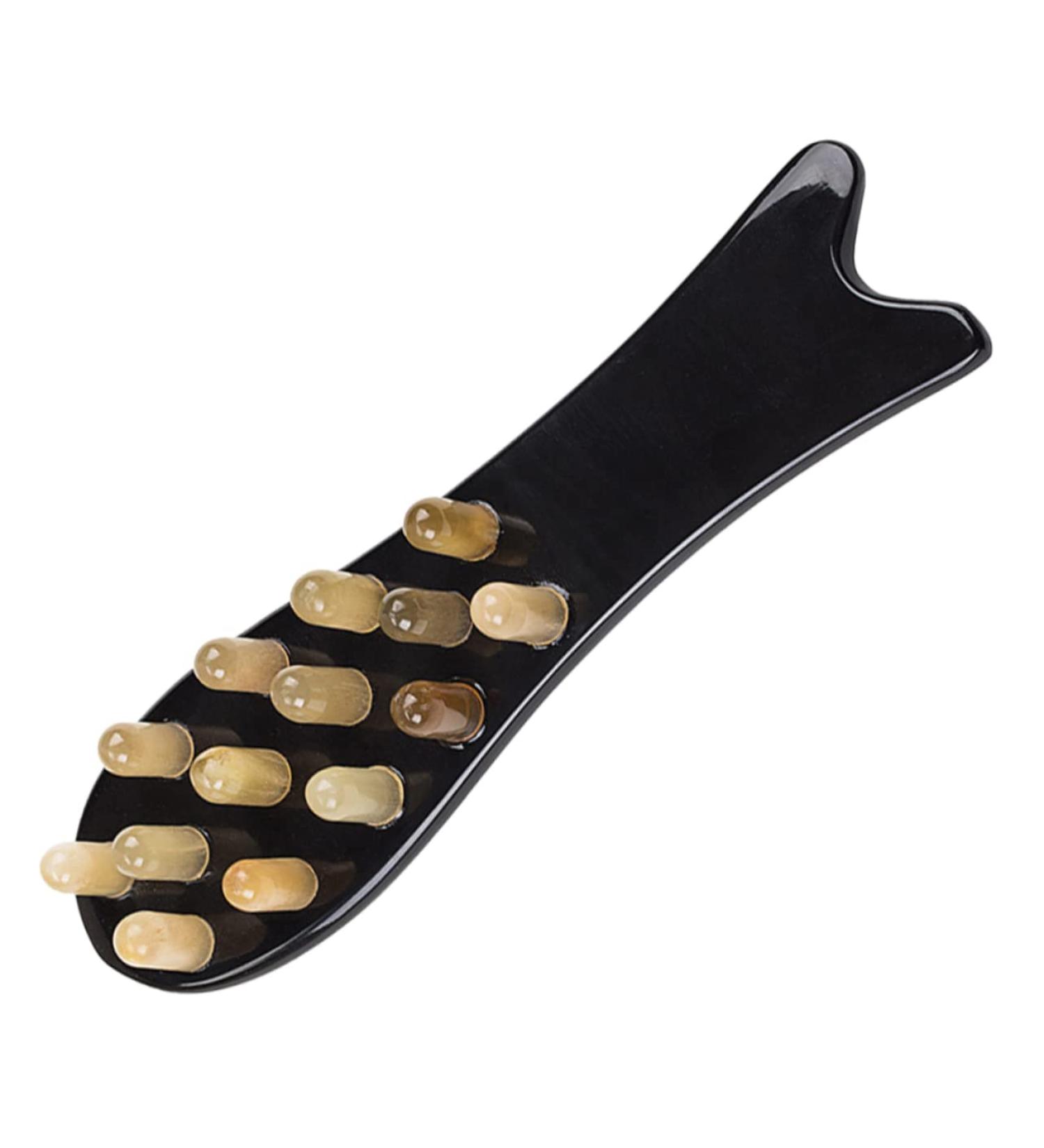 Buy TOVINANNA Natural Horn Massage Comb | Scalp Smoothing & Hair Care | International Shipping Available - Buy Online on GoSupps.com