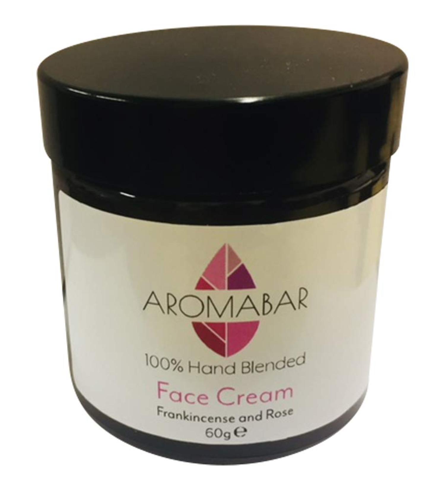 Aromatherapy Frankincense & Rose Moisturiser Face Cream 60g Paraben Free