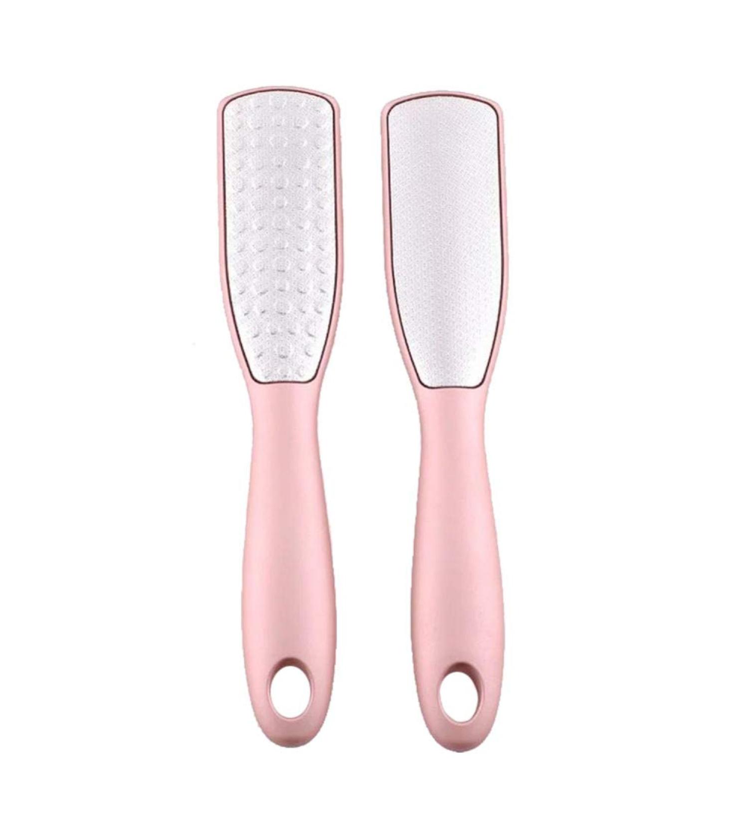 Beaupretty 2-Piece Stainless Steel Pedicure File Set - Double-Sided Heel Scrubber & Skin Exfoliator for Men & Women - Perfect for Soft Smooth Feet - Buy Online on GoSupps.com