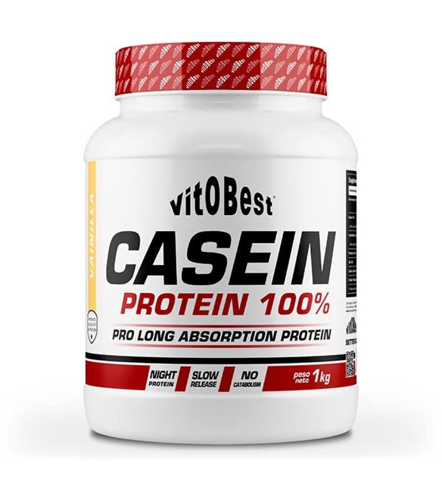 VITOBEST CASEIN Protein 100% Saveur vanille 1 kilo