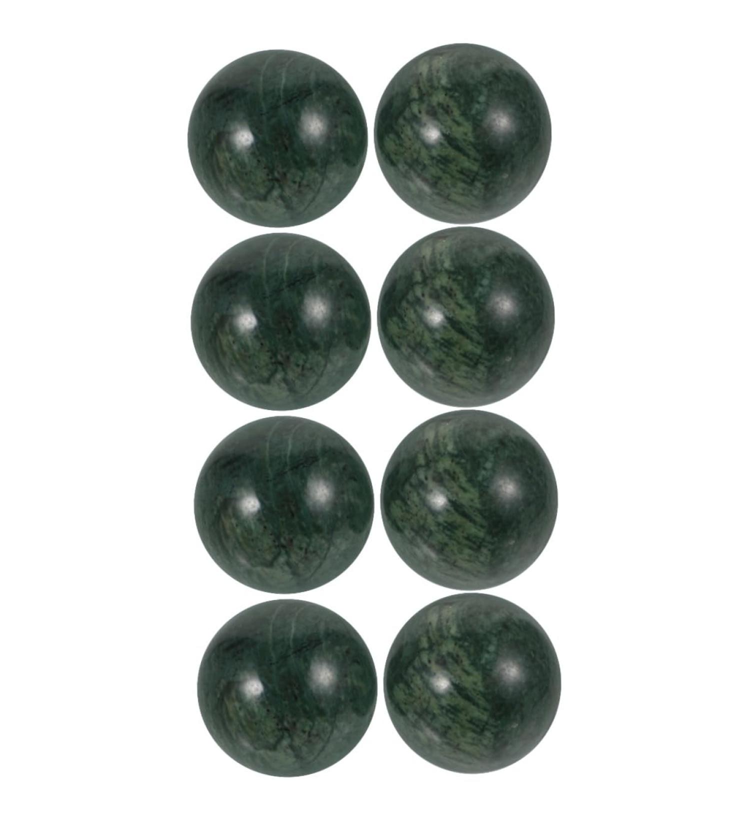 Beaupretty 8 STK Jade Fitness Massage Balls - Reusable Handballs for Adults | Jade Therapy Tool - 4cm Green - International Shipping - Buy Online on GoSupps.com