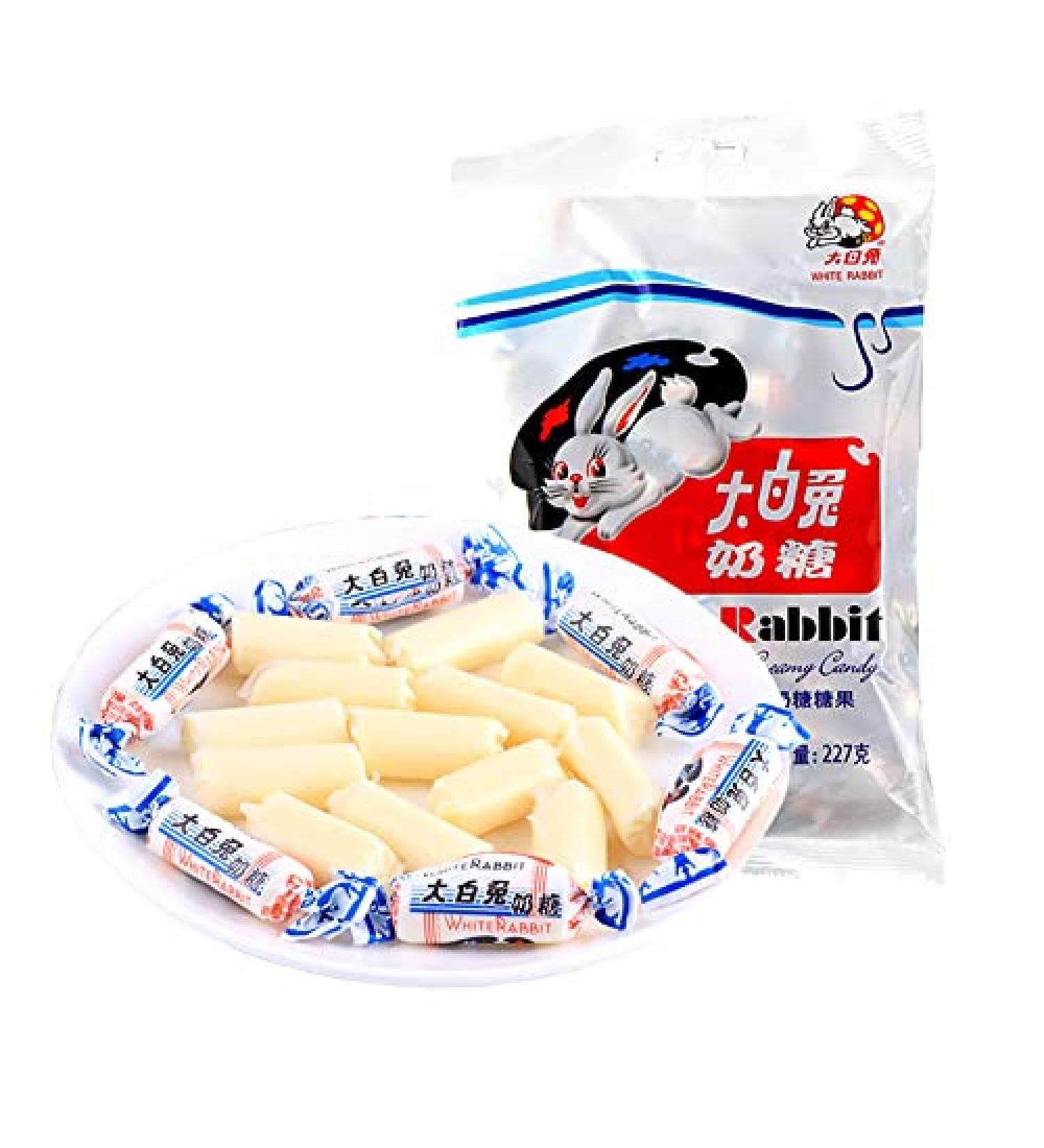 White Rabbit Toffee Childhood Tastes Toffee Small Gifts Snacks Shanghai Specialties White Rabbit Creamy Candy Toffee 17.7 Oz(500 Gram) 500g (8.1 Oz(Pack of 1)) - Buy Online on GoSupps.com
