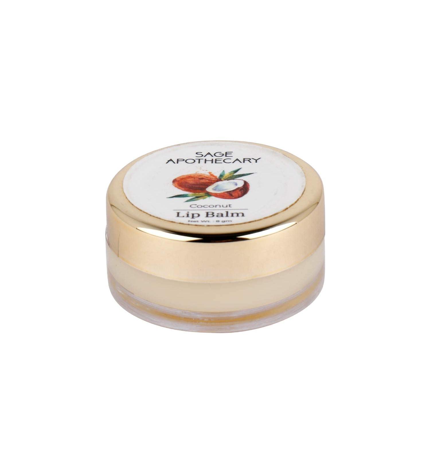 Super Soft Natural Coconut Lip Balm - Protect Lighten & Nourish Dark & Chapped Lips - 8g - Buy Online on GoSupps.com
