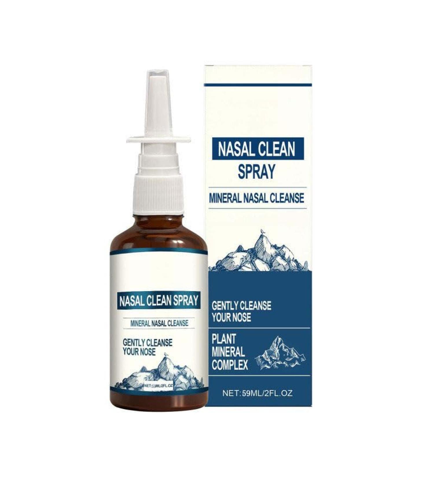 Nasal Spray is Gentle and Non-irritating Improves Nasal Congestion and itching and Keeps The Nasal passages Clear 59ml Nasal Cleansing Spray - Buy Online on GoSupps.com