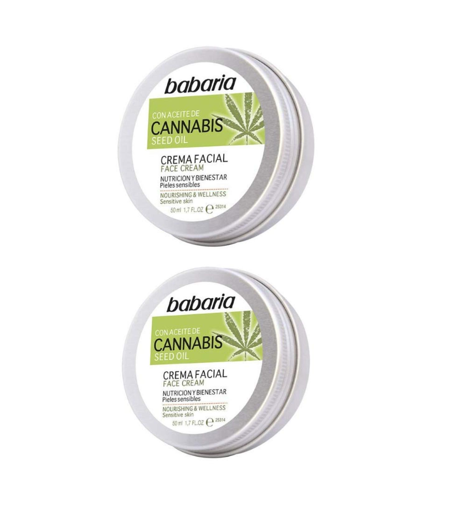 Babaria Babaria Nutritive Cannabis Cream 50 ml Set of 2