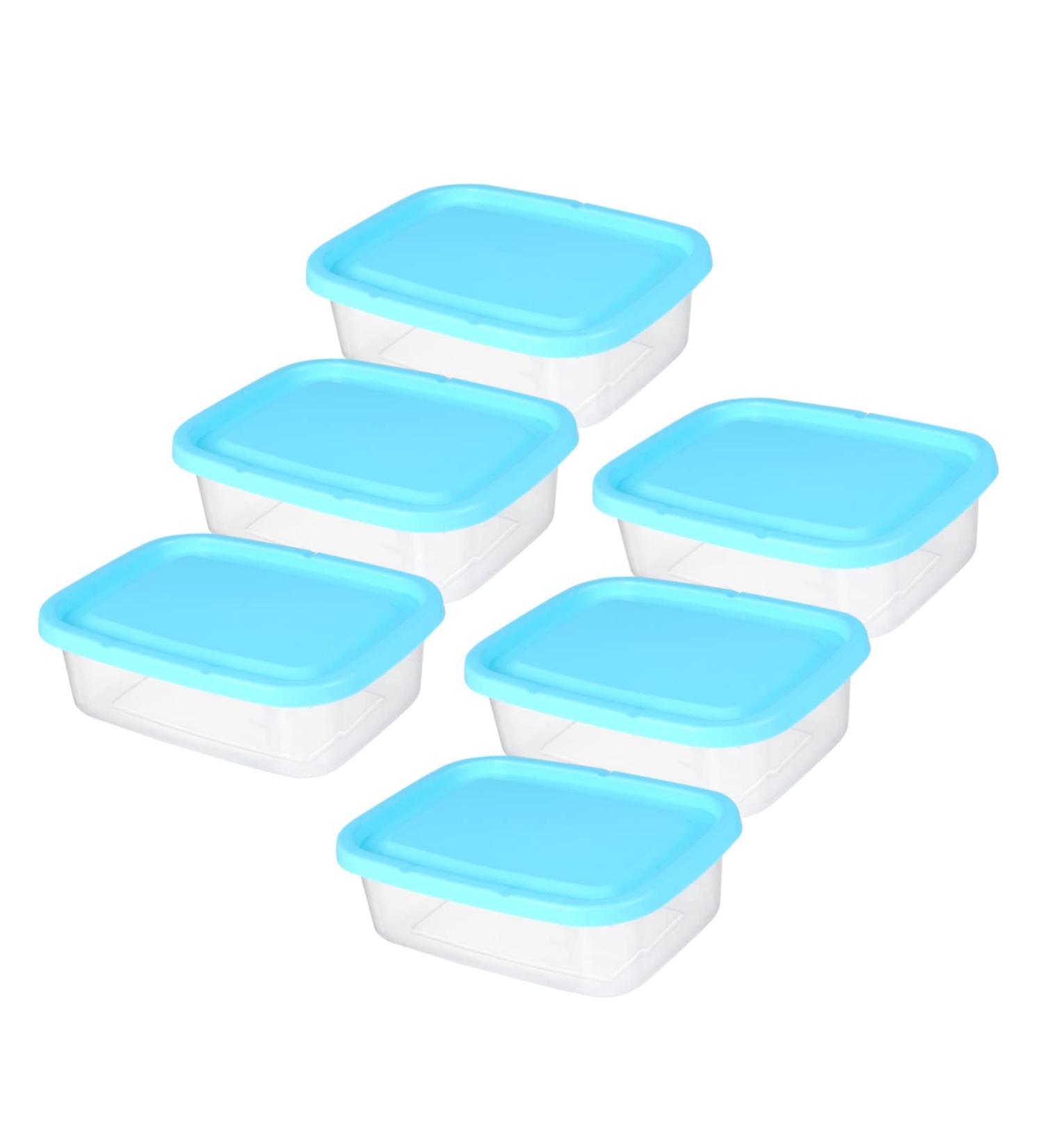 DEARMAMY 1 Set 6 Pcs Fresh Storage Lunch Box Vegetable Container Vegetable Storage Organizer Simple Fruit Box - Buy Online on GoSupps.com