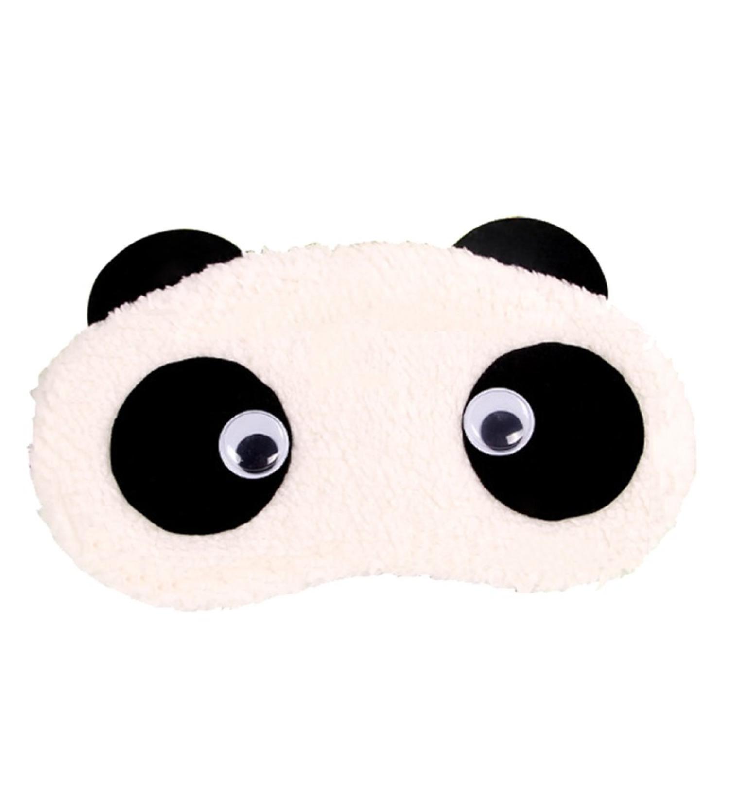 Comfortable Cute Panda Eye Mask with Removeable Ice Bag Relieves Insomnia and Stress 6 - Buy Online on GoSupps.com