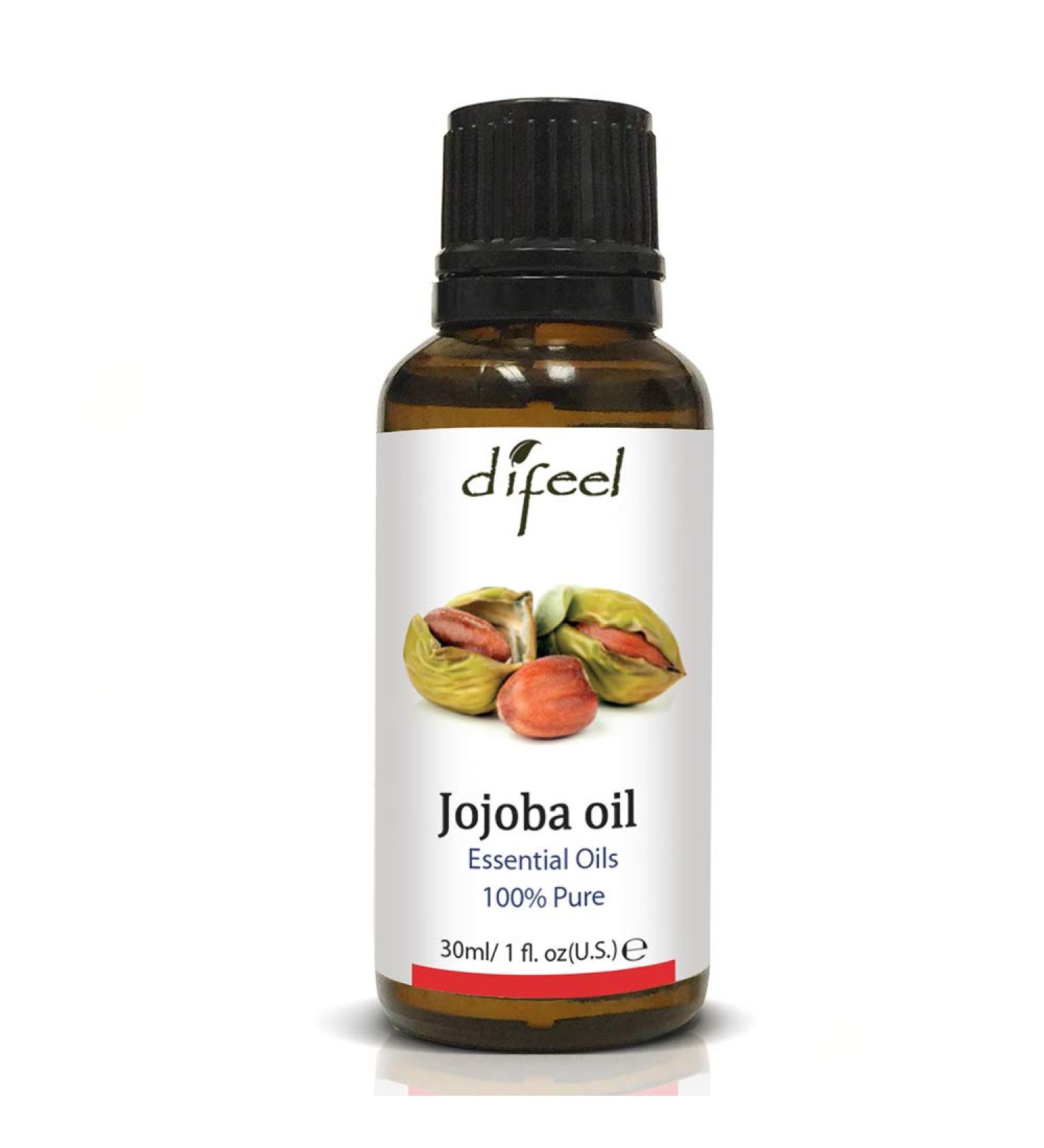 Shop Difeel 100% Pure Jojoba Oil - 1 oz | Premium Essential Oil for Skin & Hair | International Shipping Available - Buy Online on GoSupps.com