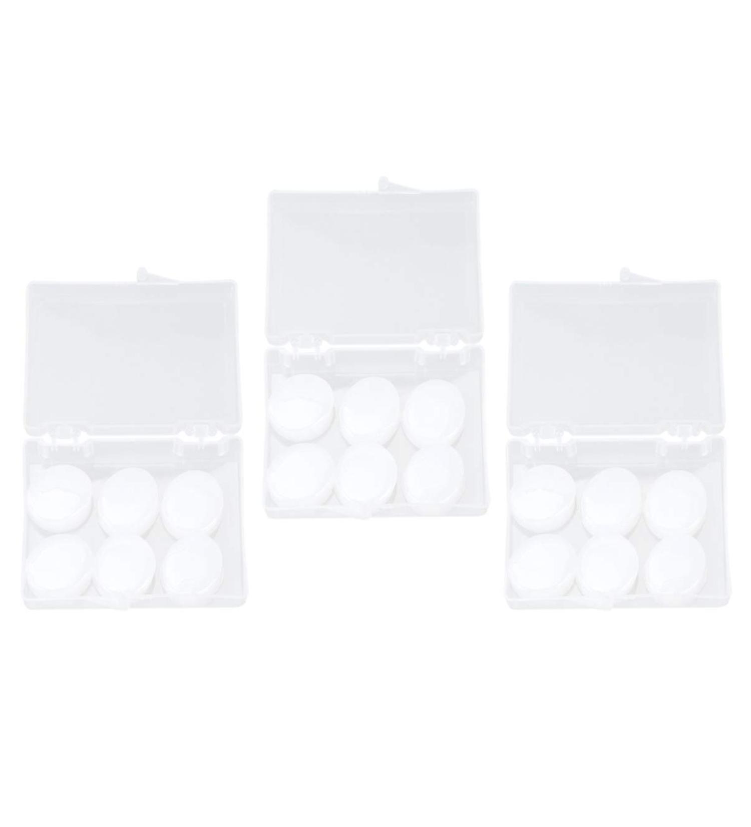 Milisten Noise Canceling Ear Buds 18pcs Reusable Silicone Ear Plugs Noise Reduction Earplugs for Hearing Protection Sleeping Snoring with Storage Case Ear Plugs Silicone - Buy Online on GoSupps.com