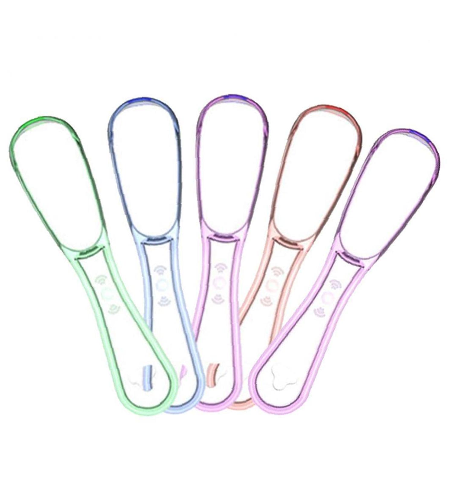 Onsinic 5-Piece Tongue Cleaner Set for Bad Breath | Silica Handle Oral Hygiene Brush | Random Colors - Enhance Your Dental Care - Buy Online on GoSupps.com