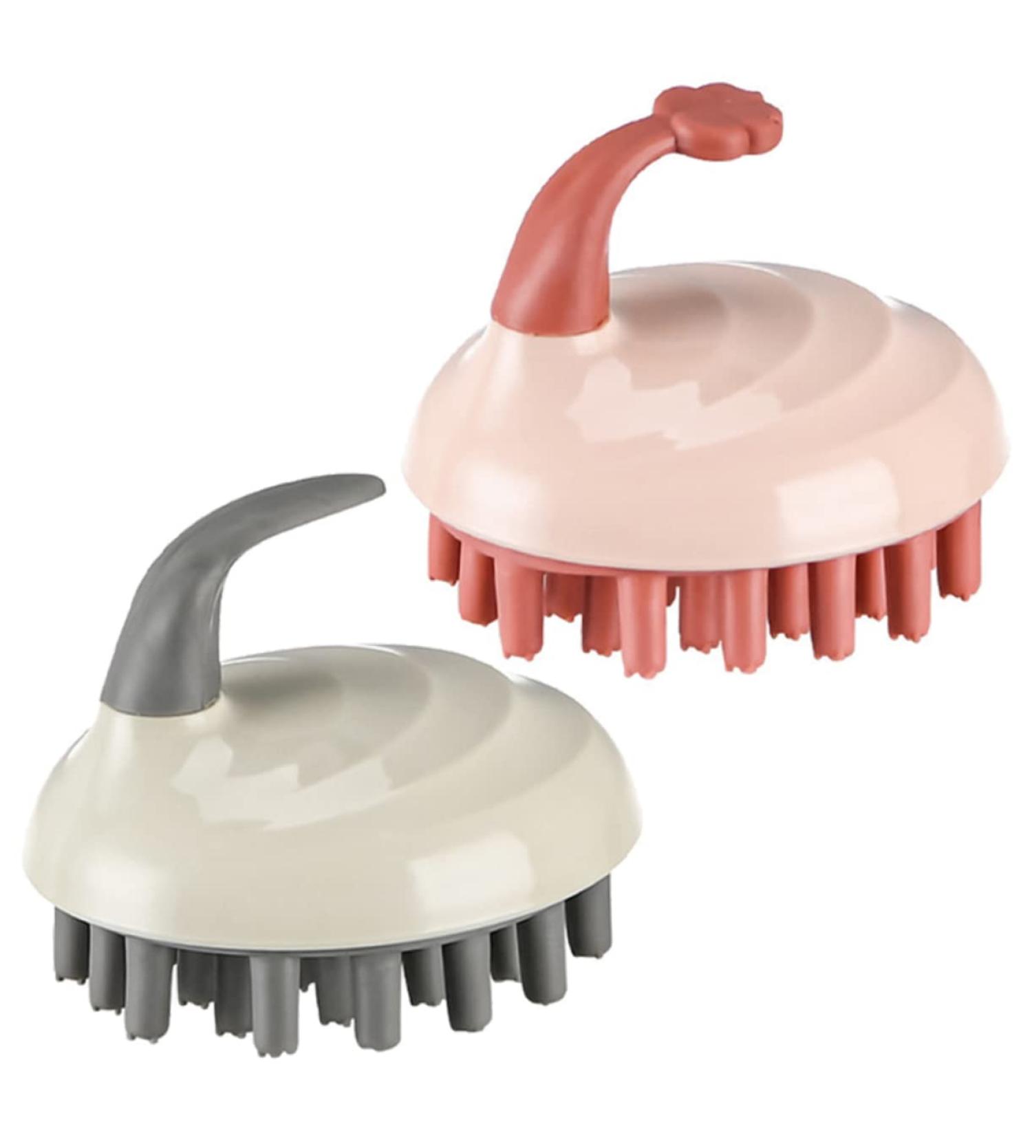 Tovinanna 2-Piece Shampoo Comb & Scalp Massage Brush | Shower & Bath Hair Cleaning Brush for Adults & Kids - Buy Online on GoSupps.com