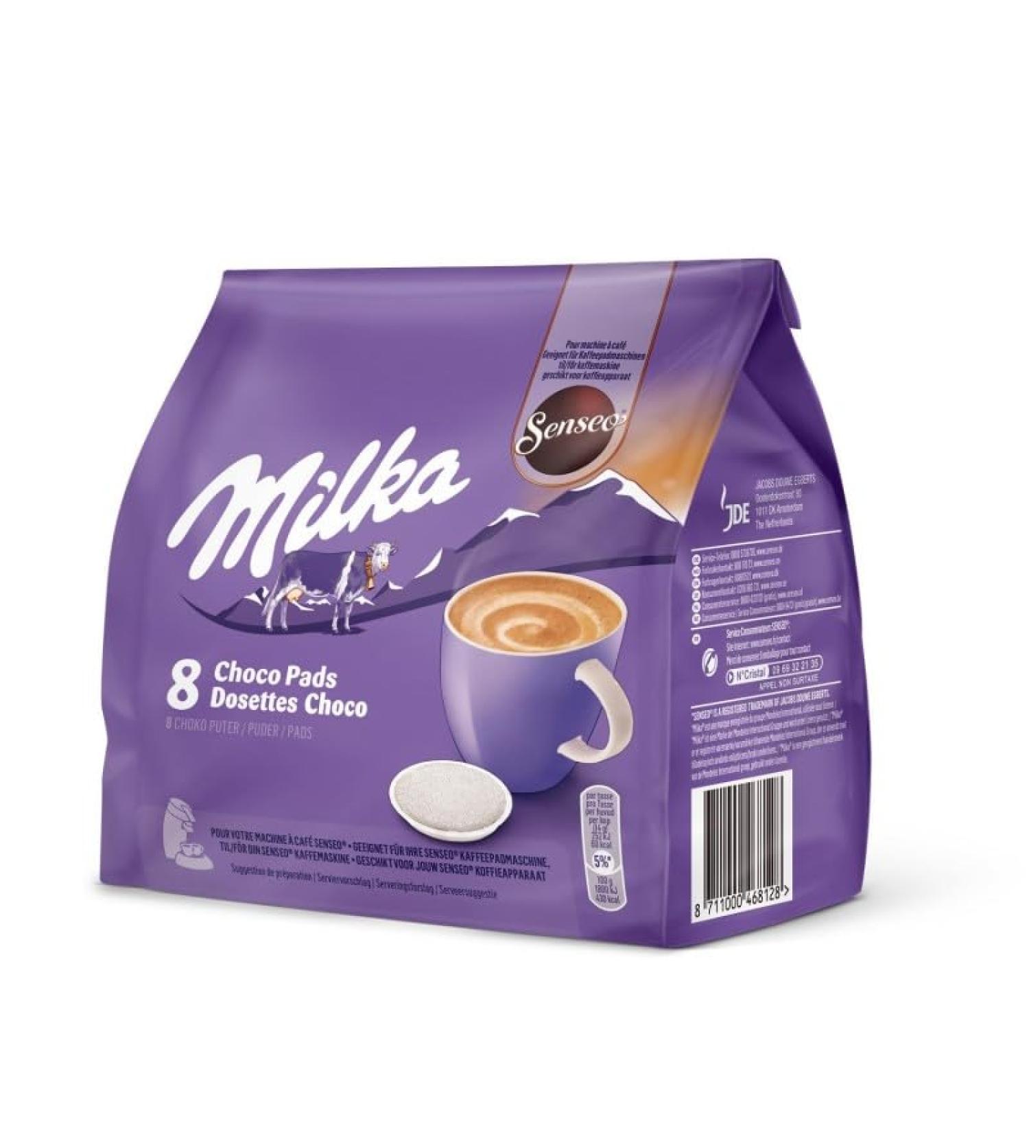 G n rique MILKA - Chocolate in individual pods - Intense and creamy flavor - Convenient 112g size - Pack of 4