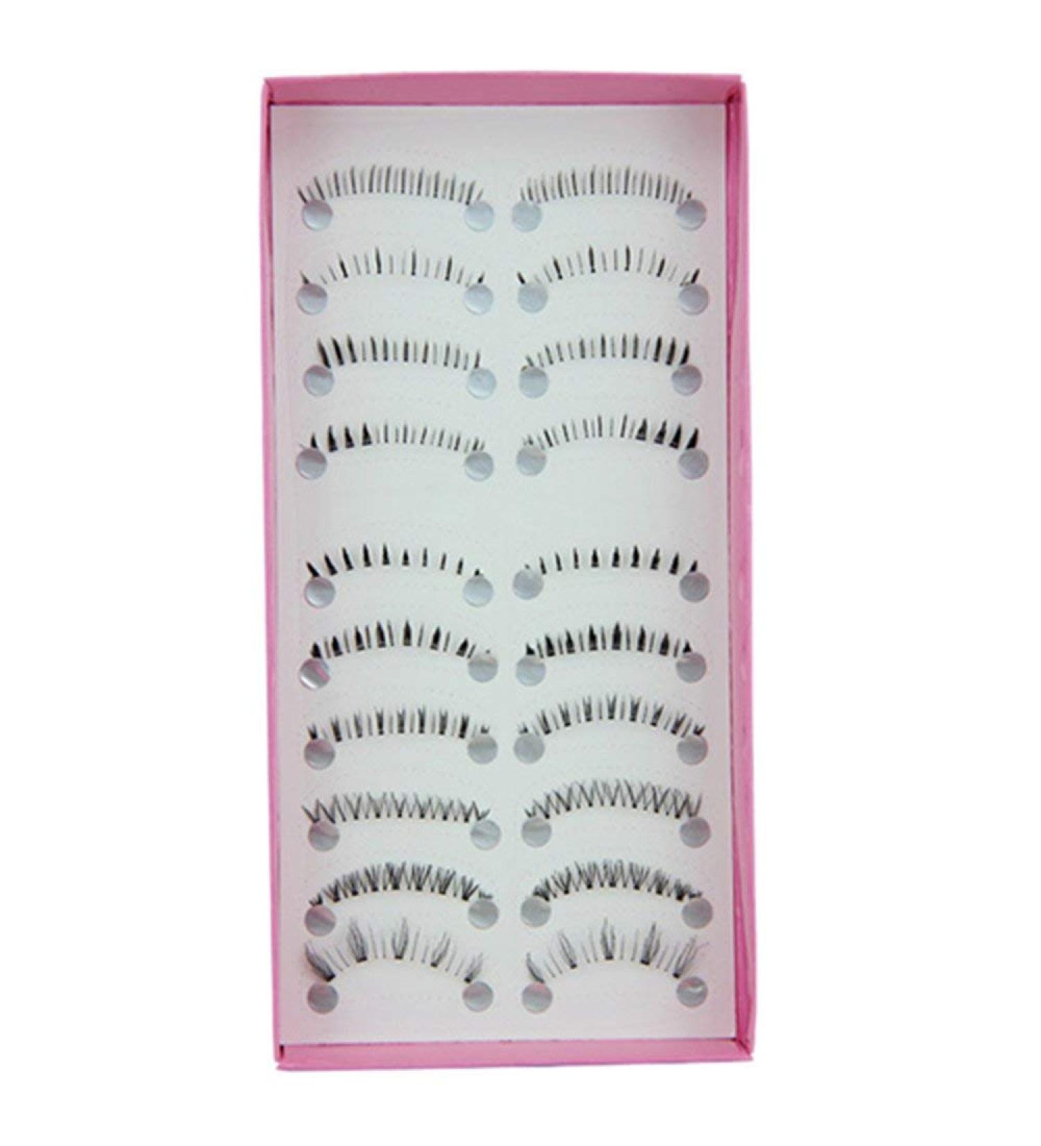 10 Pairs Different Style Lower Lashes False Bottom Eyelashes Useful and practical