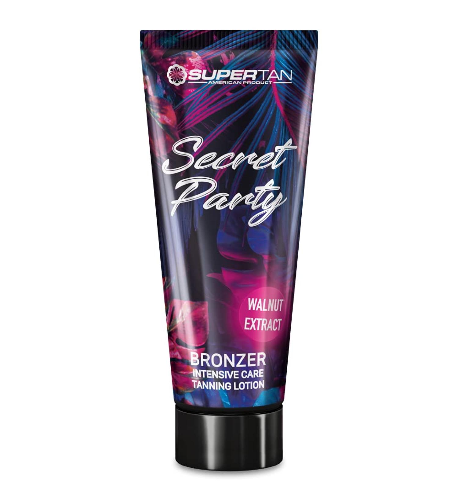 SuperTan Secret Party Walnut Extract Bronzer Tanning Lotion (200ml)