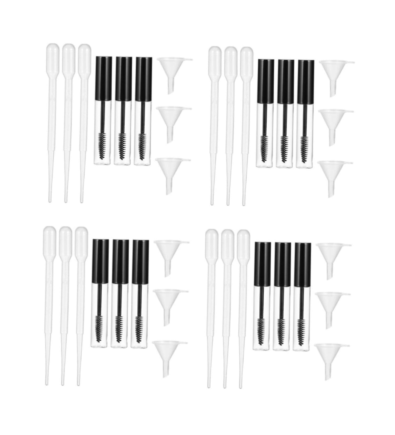 Beavorty 2 Sets Mascara Tube Mini Containers Mascara Bottle Transparent Eyeliner Tube Cosmetic Containers Abs - Buy Online on GoSupps.com