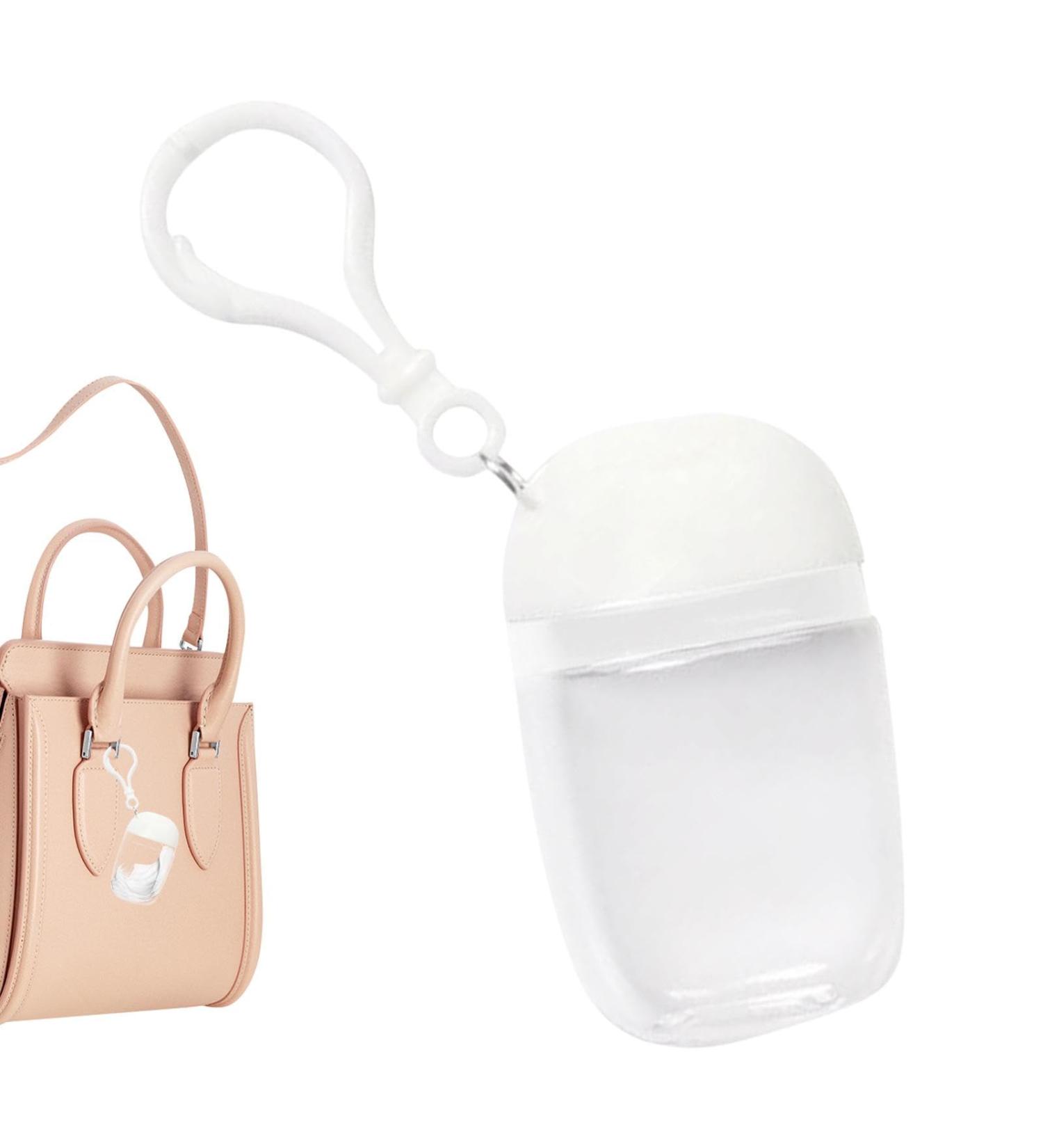 Dispenser Bottle with Keychain 30ml Empty Travel Dispenser Bottle | High Transparency Empty Refillable Containers for Shampoo Hand Wash Cleansing Lotion Toner Body Wash - Buy Online on GoSupps.com