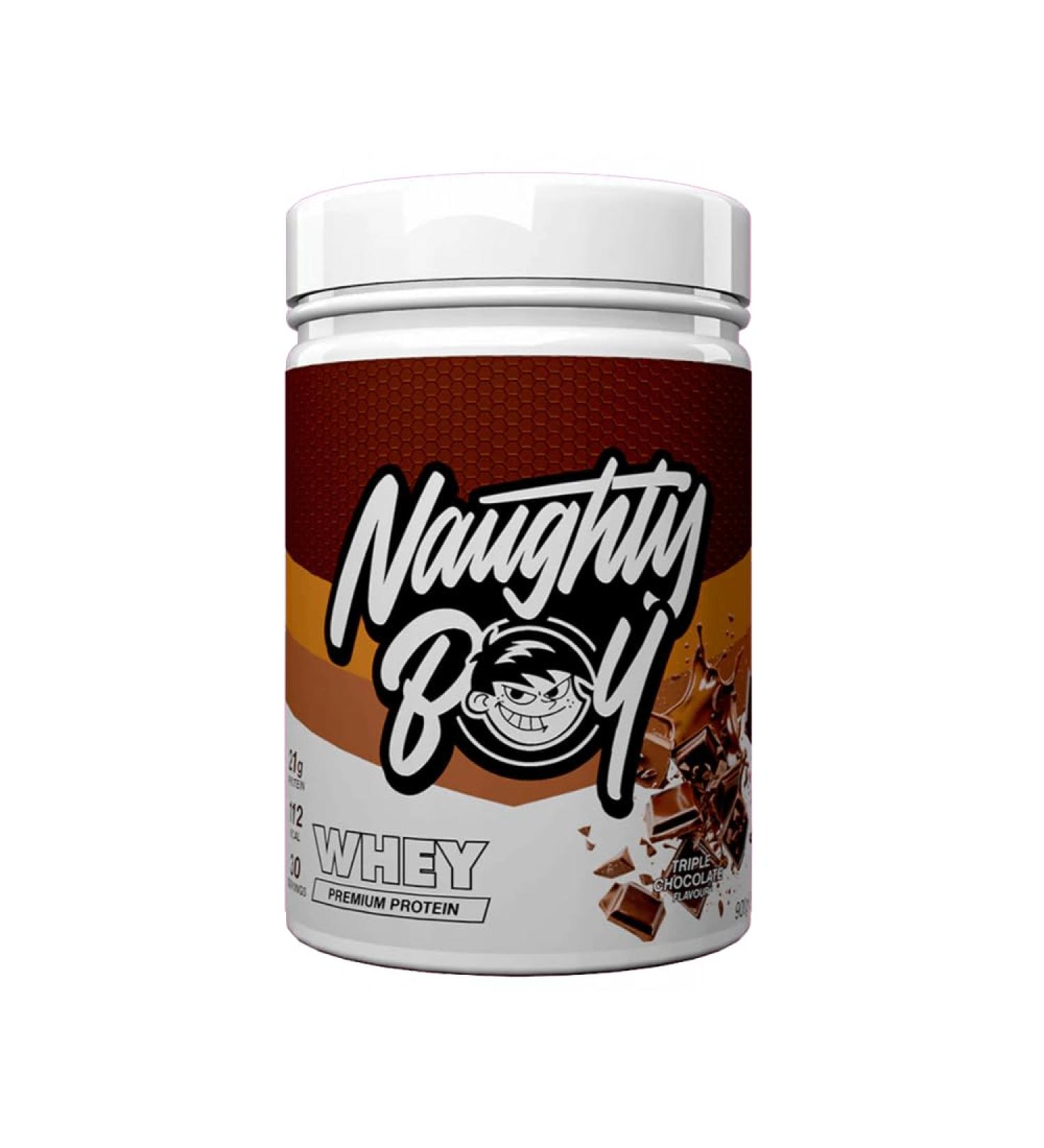 Naughty Boy Whey Advanced Protein (900g) Triple chocolat - Prot ines - M lange de prot ines de lactos rum