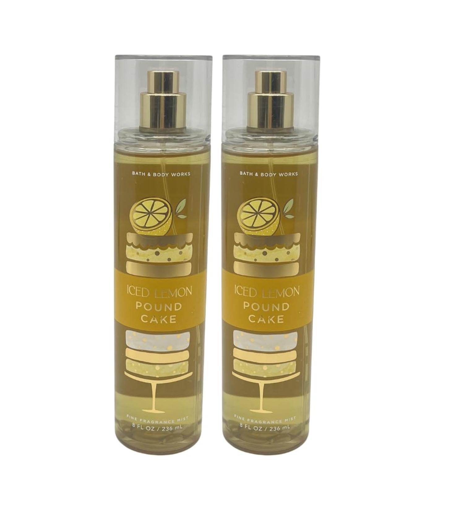 Bath & Body Works Iced Lemon Pound Cake Fine Fragrance Mist - Pack of 2 - Buy Online on GoSupps.com