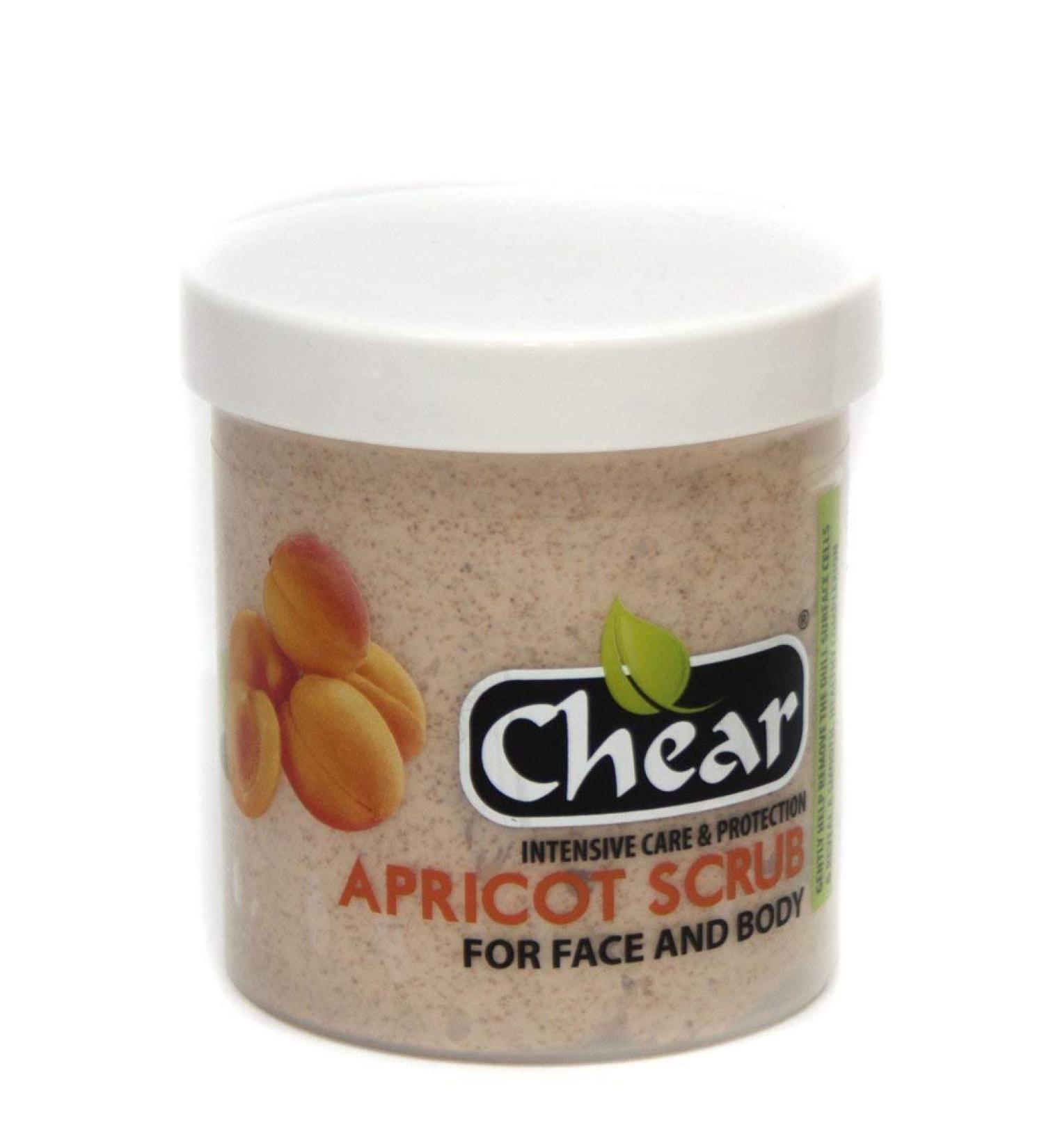 Chear Apricot Scrub Cream 16oz 454g - For face & body
