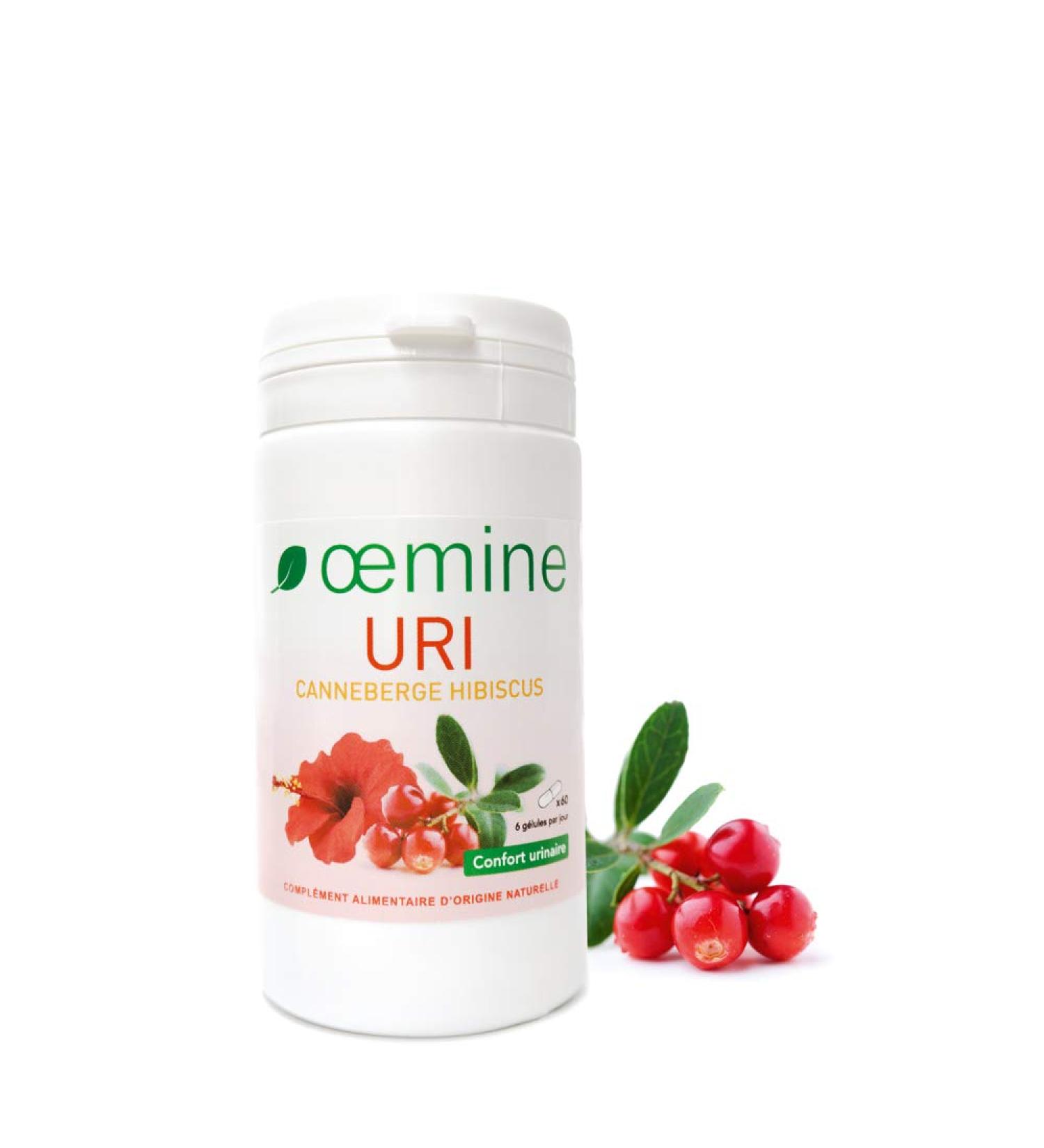 Oemine Uri Cranberry Extract Concentrate 60 Capsules