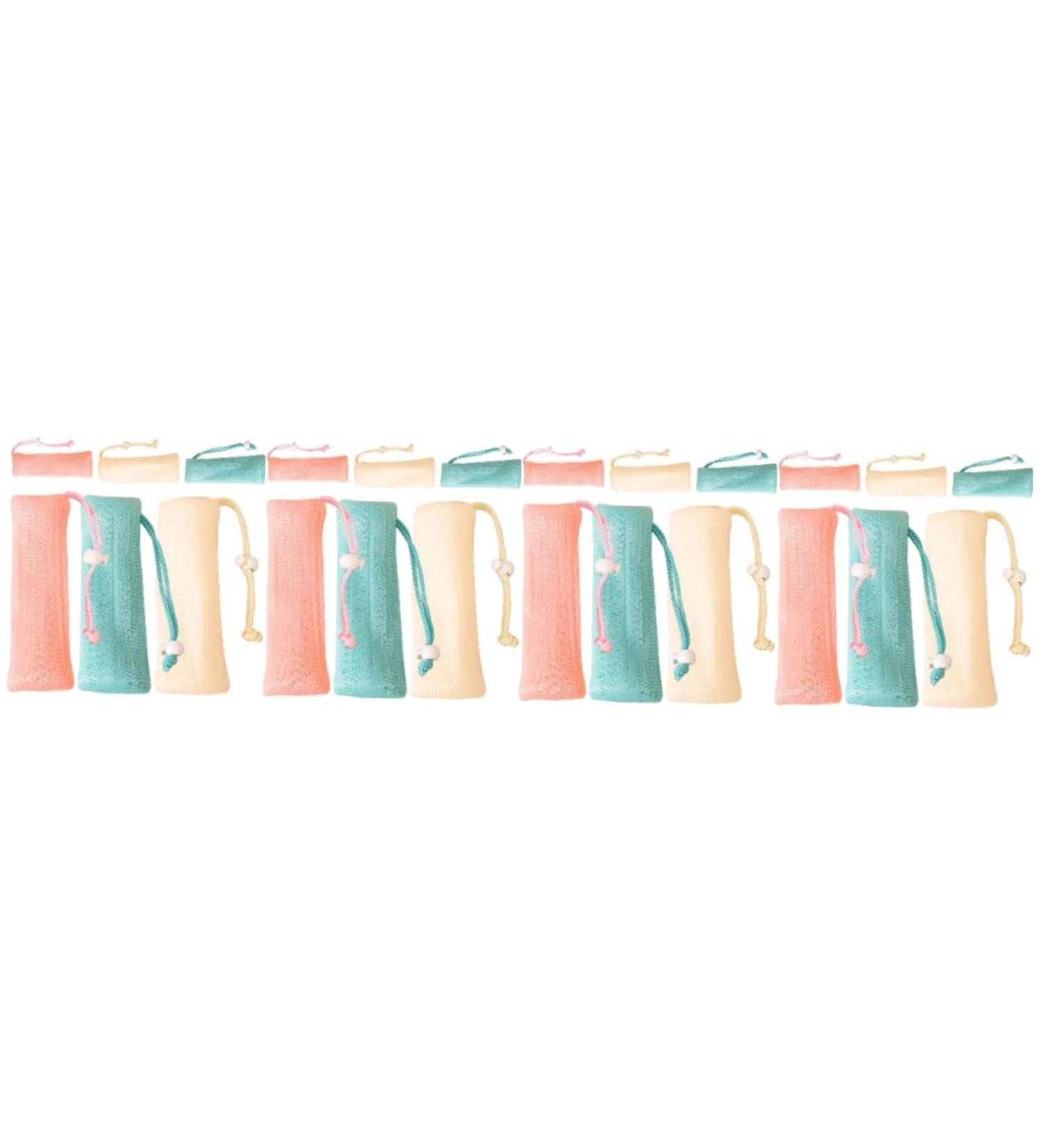 Healeved 24 Pcs Soap Bag Foaming Net Mesh Soap Bag Soap Savers Whipped Soap Bar Soap Scrubber Pouch or - Buy Online on GoSupps.com