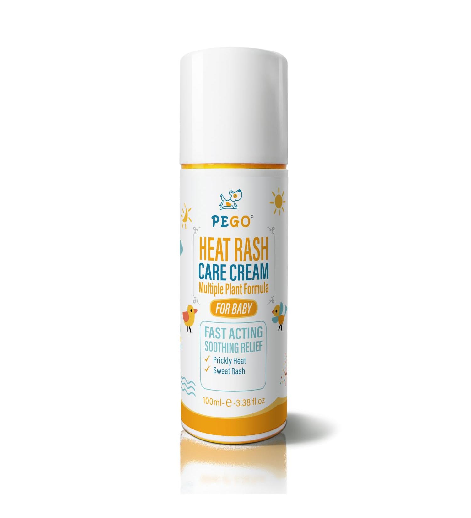 Heat Rash Care Cream for Babies | Prevents Prickly Heat, Sweat Rashes, Eczema & Skin Inflammation | Alleviating Discomfort for Babies Skin | 100ml/3.38oz (100ml/1pcs) - Buy Online on GoSupps.com