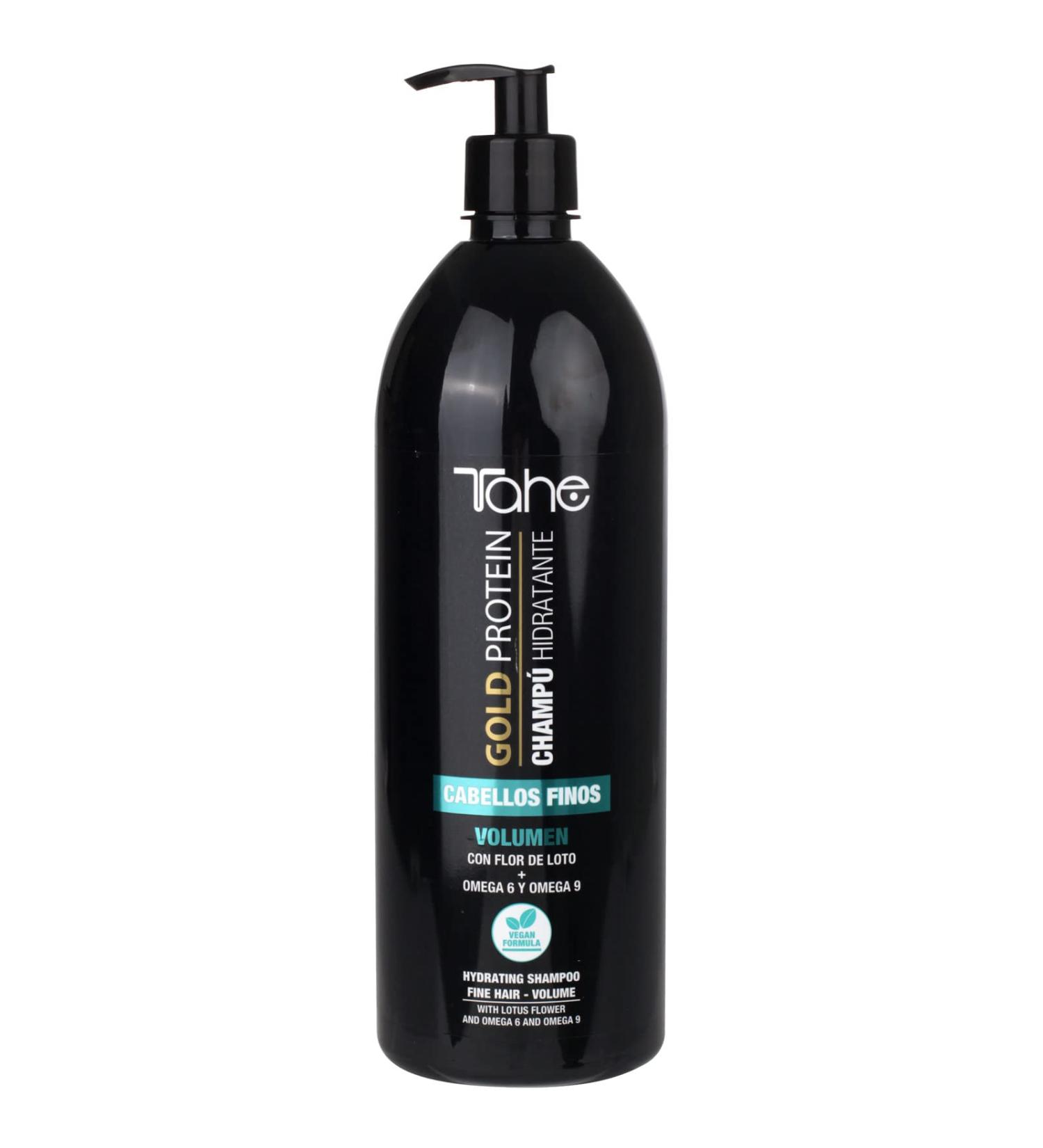 Tahe Botanic Gold Protein Volume Shampoo 1000ml - Premium Volume-Boosting Shampoo for Luxurious Hair | International Shipping Available - Buy Online on GoSupps.com