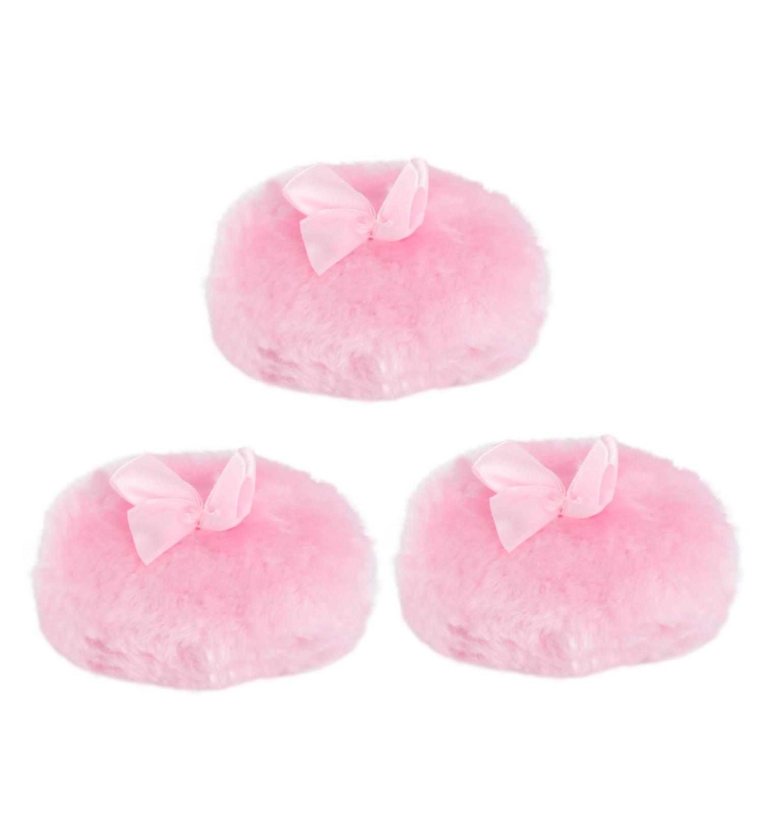 minkissy 3pc Makeup Puffs for Foundation Powder Puffs for Face Powder Foundation Puff Pad Large Powder Puff Loose Powder Puff Talcum Powder Puff Powder Applicator Cotton Pad Round Baby - Buy Online on GoSupps.com