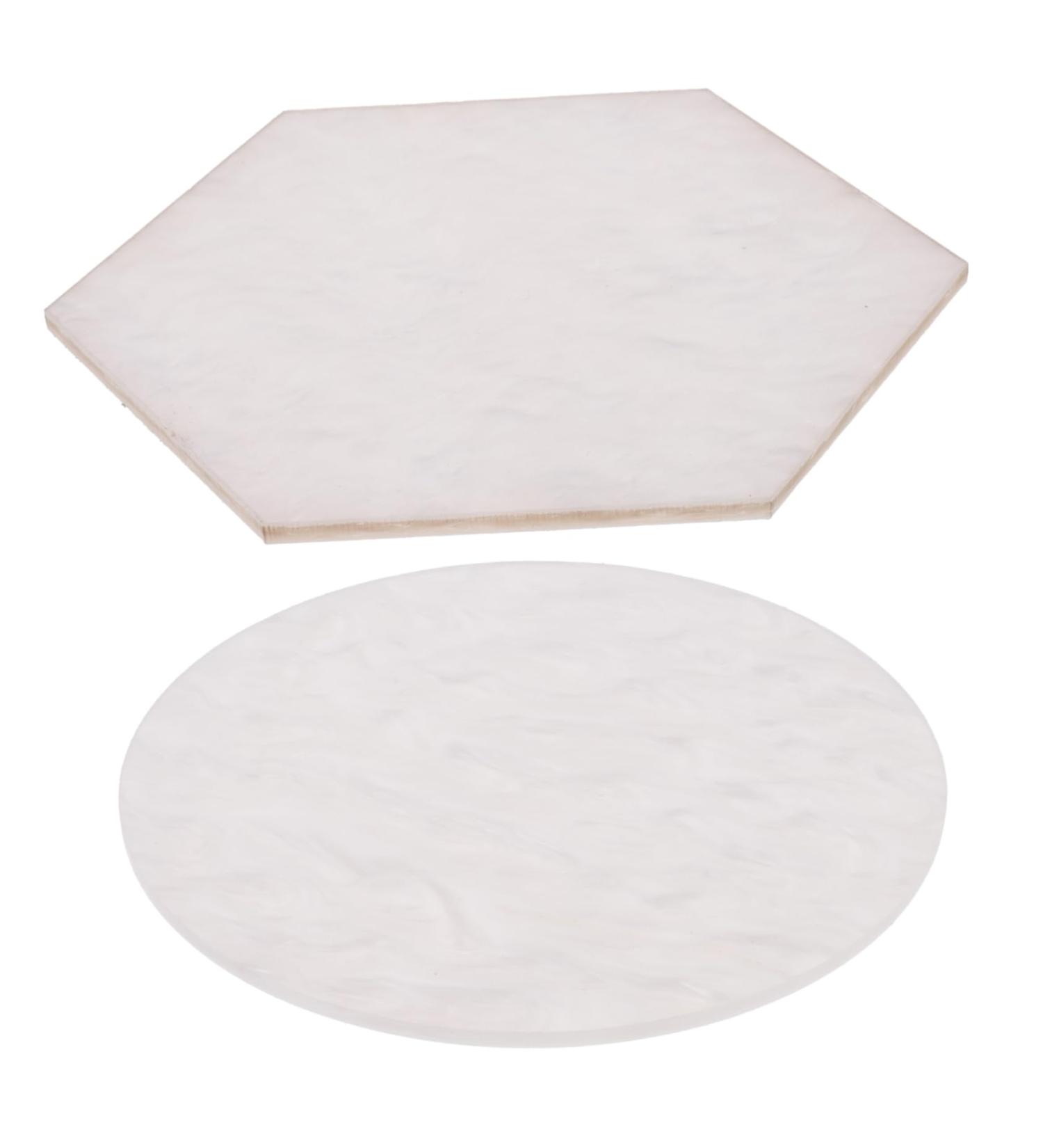 2pcs Resin Nail Display Palette - Manicure Mixing Tray for Nail Art | Colorful Nail Salon Props - Buy Online on GoSupps.com