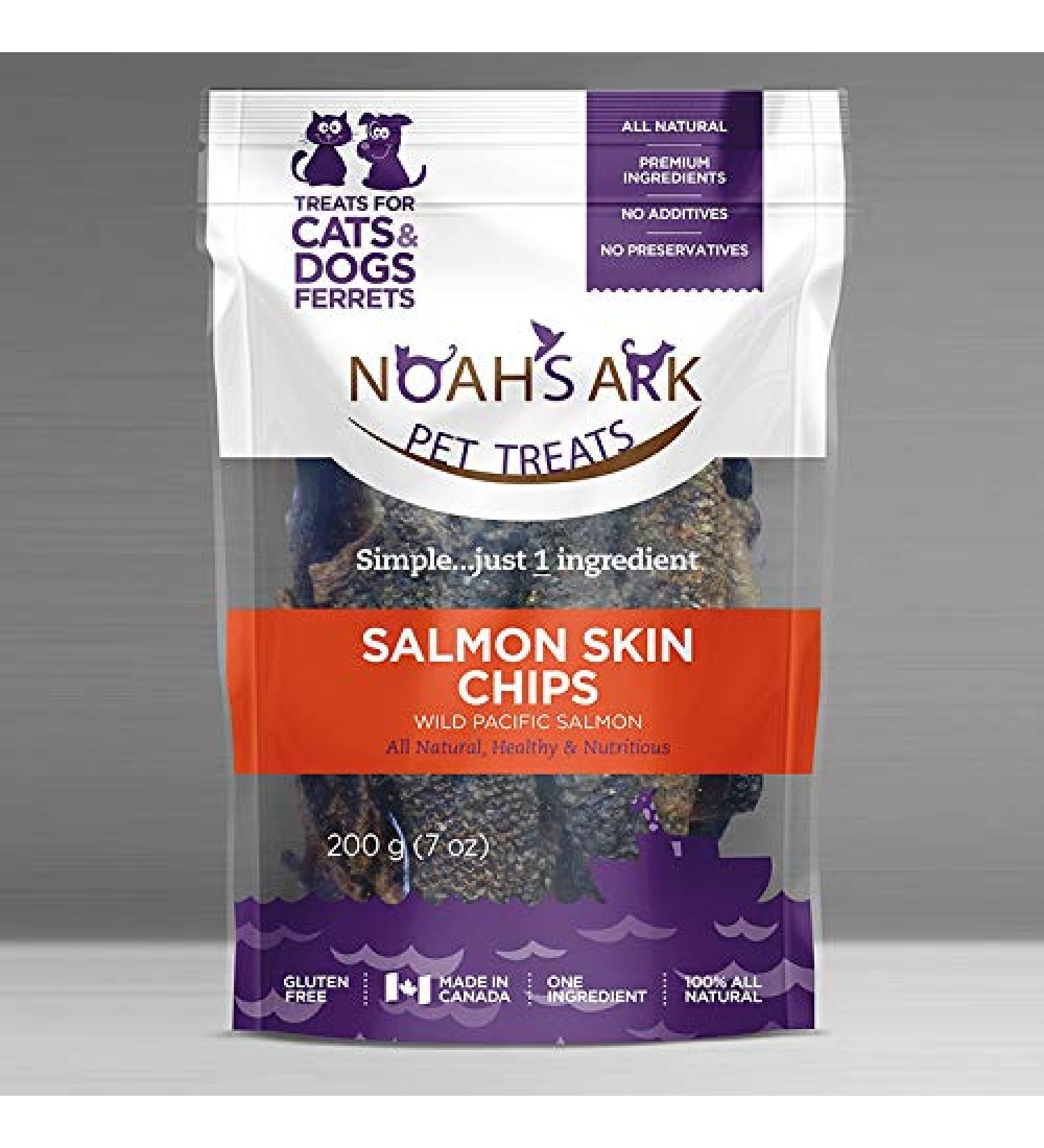 Noah's Ark Salmon Skin Chips 200g