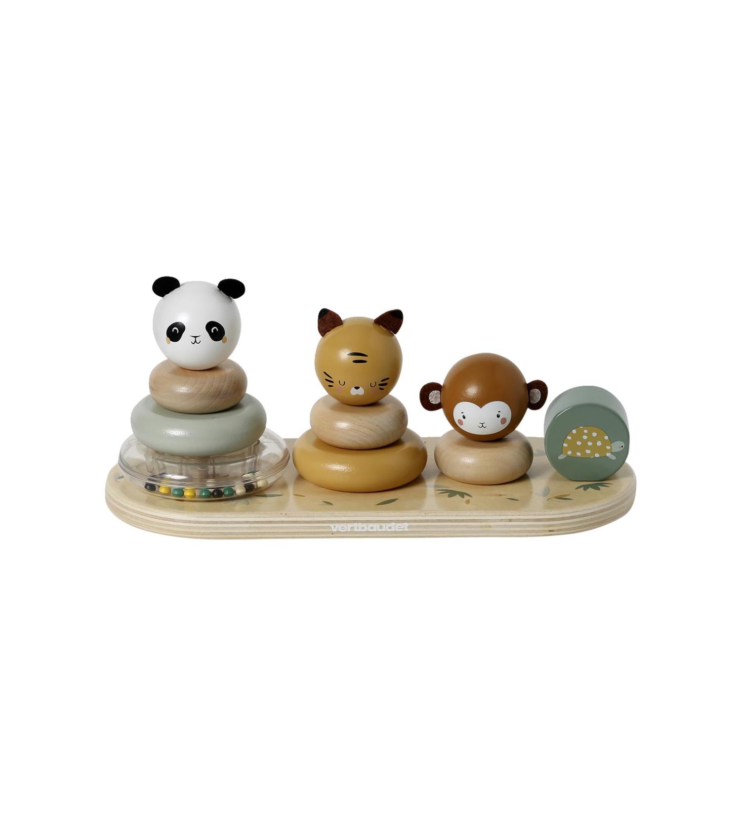 Buy Vertbaudet Baby Stacking Animals - Panda Friends | Eco-Friendly FSC Wooden Toy - Buy Online on GoSupps.com