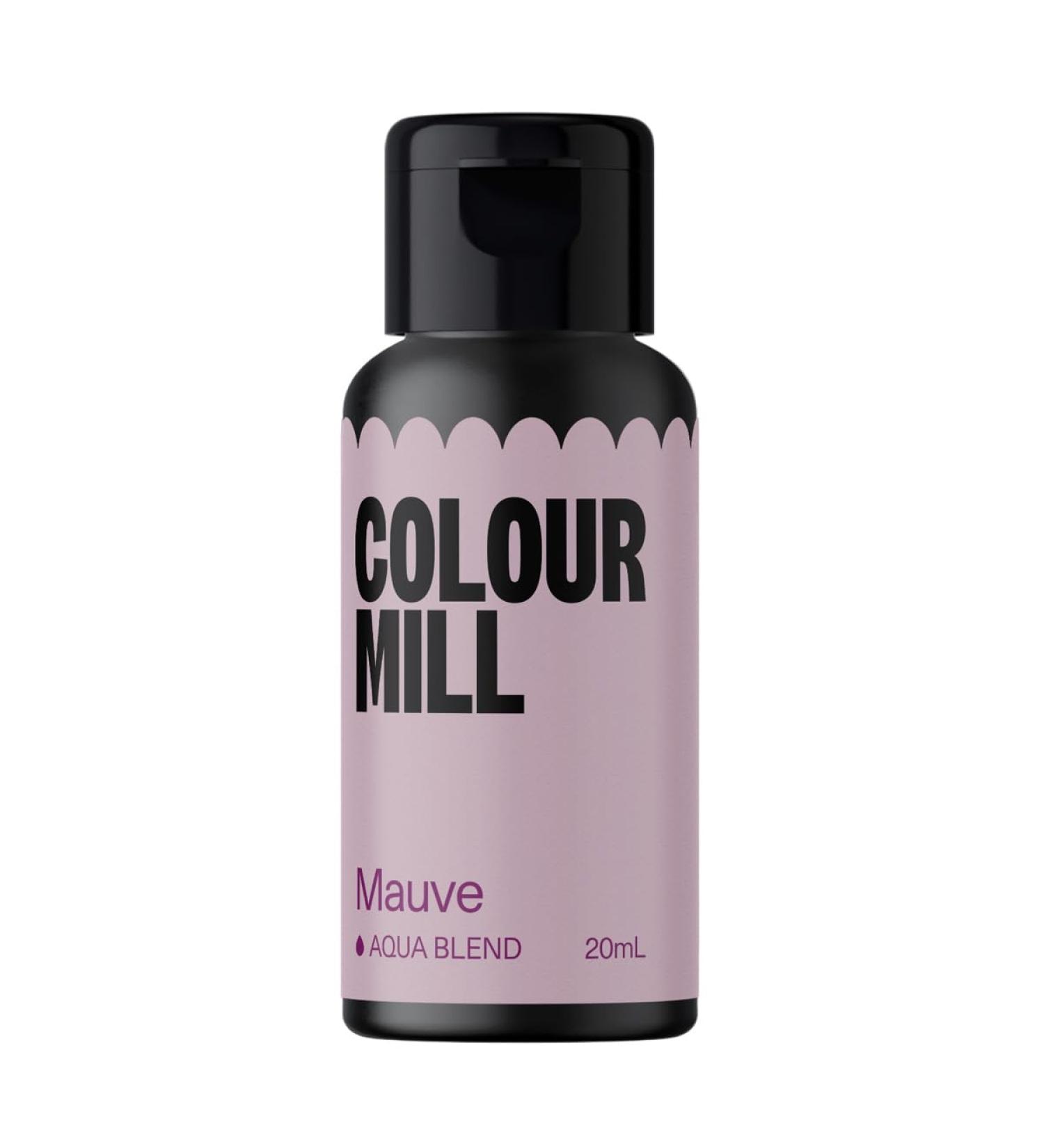 Color Mill Aqua Blend Food Coloring - Intense Vegan Mauve - 20ml Water-Based Concentrate - Buy Online on GoSupps.com