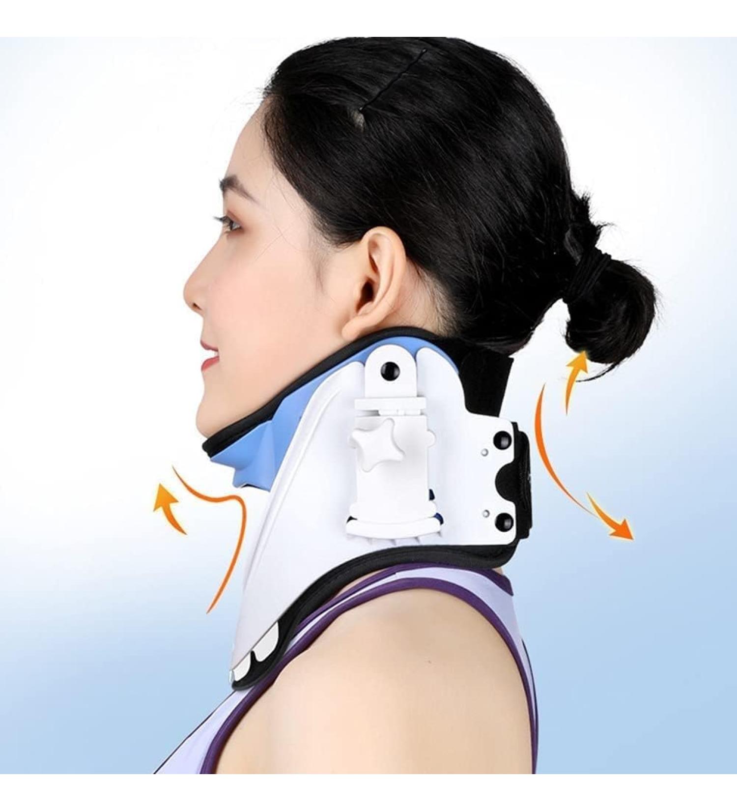 ESASAM Cervical Collar - Adjustable Chiropractic Neck Support Brace for Back & Vertebra Recovery - International Shipping Available - Buy Online on GoSupps.com