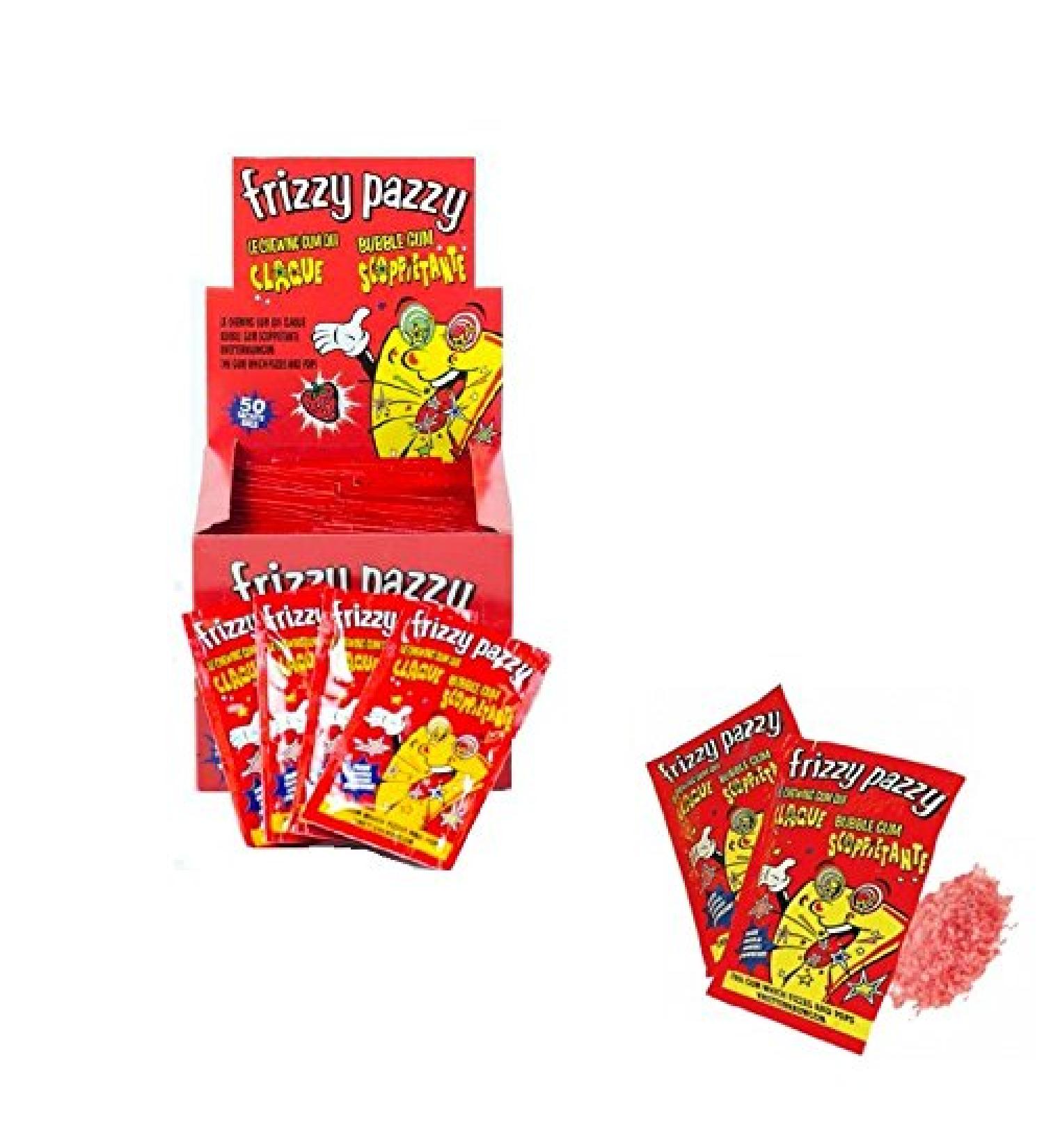 FRIZZY PAZZY STRAWBERRY BOX OF 50 BAGS - Buy Online on GoSupps.com