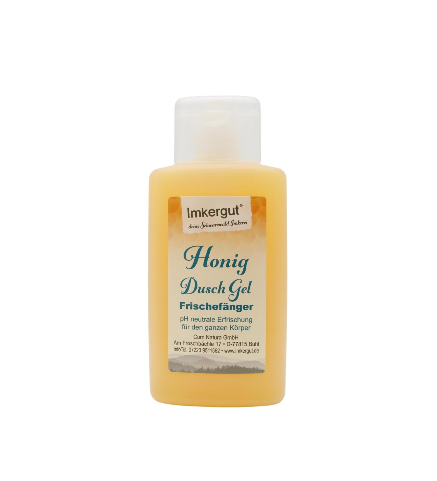  Cum Natura Honey shower gel with real honey 200ml | Bee cosmetics from the beekeeper Bioland in the Black Forest | Beekeeping products - Buy Online on GoSupps.com