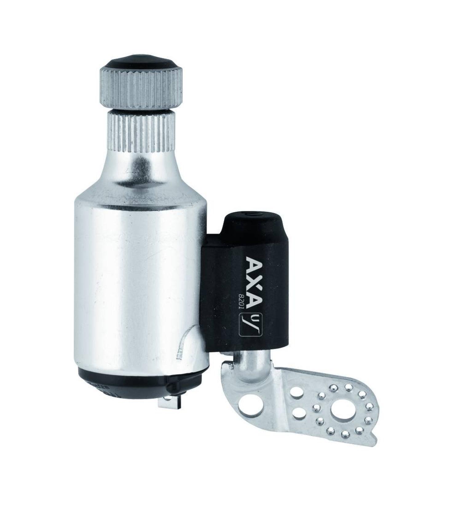 AXA 1x Dynamo Left Side - One Size Silver | Premium Bicycle Lighting for International Shipping - Buy Online on GoSupps.com