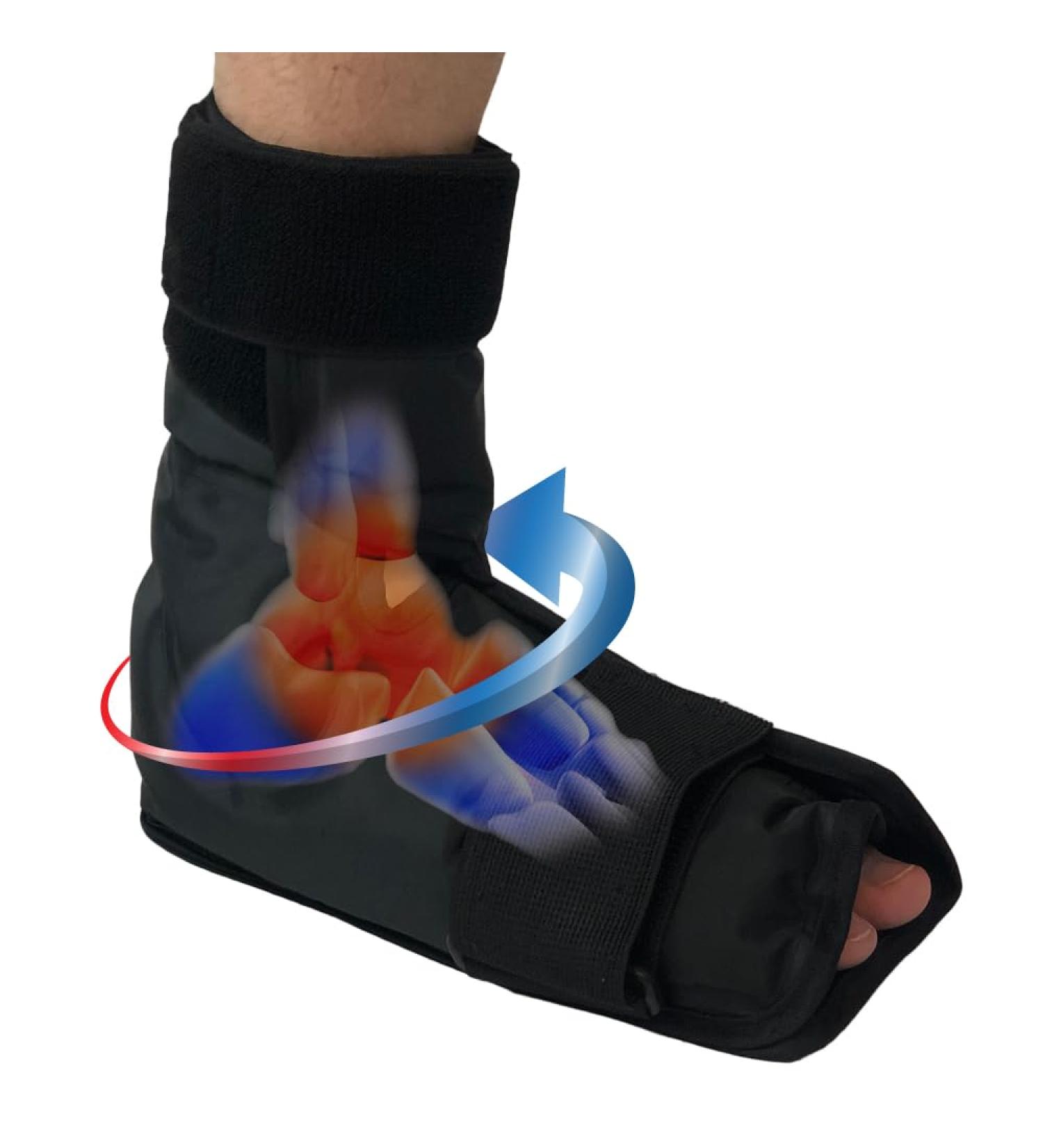 Foot & Ankle Pain Relief Gel Wrap - Compression Ice Pack for Aches & Pains - Buy Online on GoSupps.com