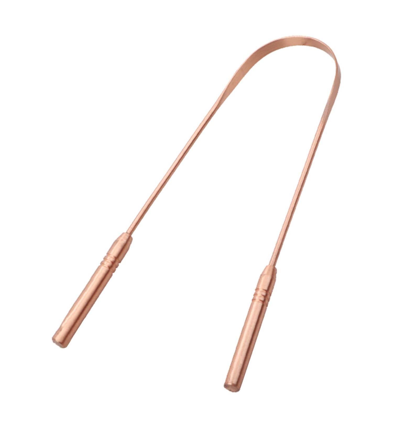 Buy Moum Routes Tongue Cleaner & Copper Scraper - Reduce Bad Breath | Oral Hygiene Tool with Storage Bag | International Shipping - Buy Online on GoSupps.com