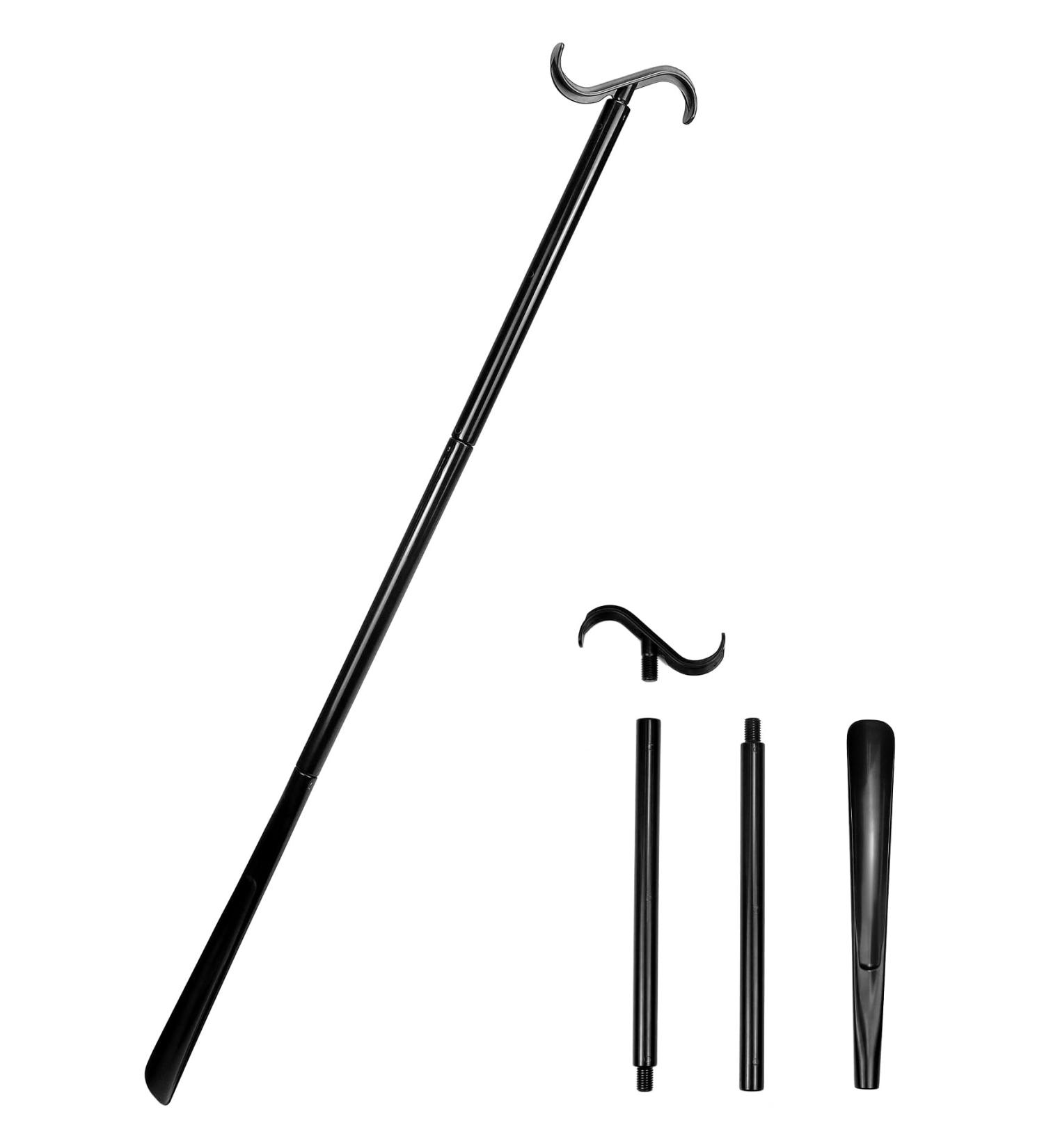 Buy QWORK Long Handle Shoe Horn (88 cm / 35 inches) | Perfect for Socks Shoes Pants & Tops - International Shipping Available - Buy Online on GoSupps.com