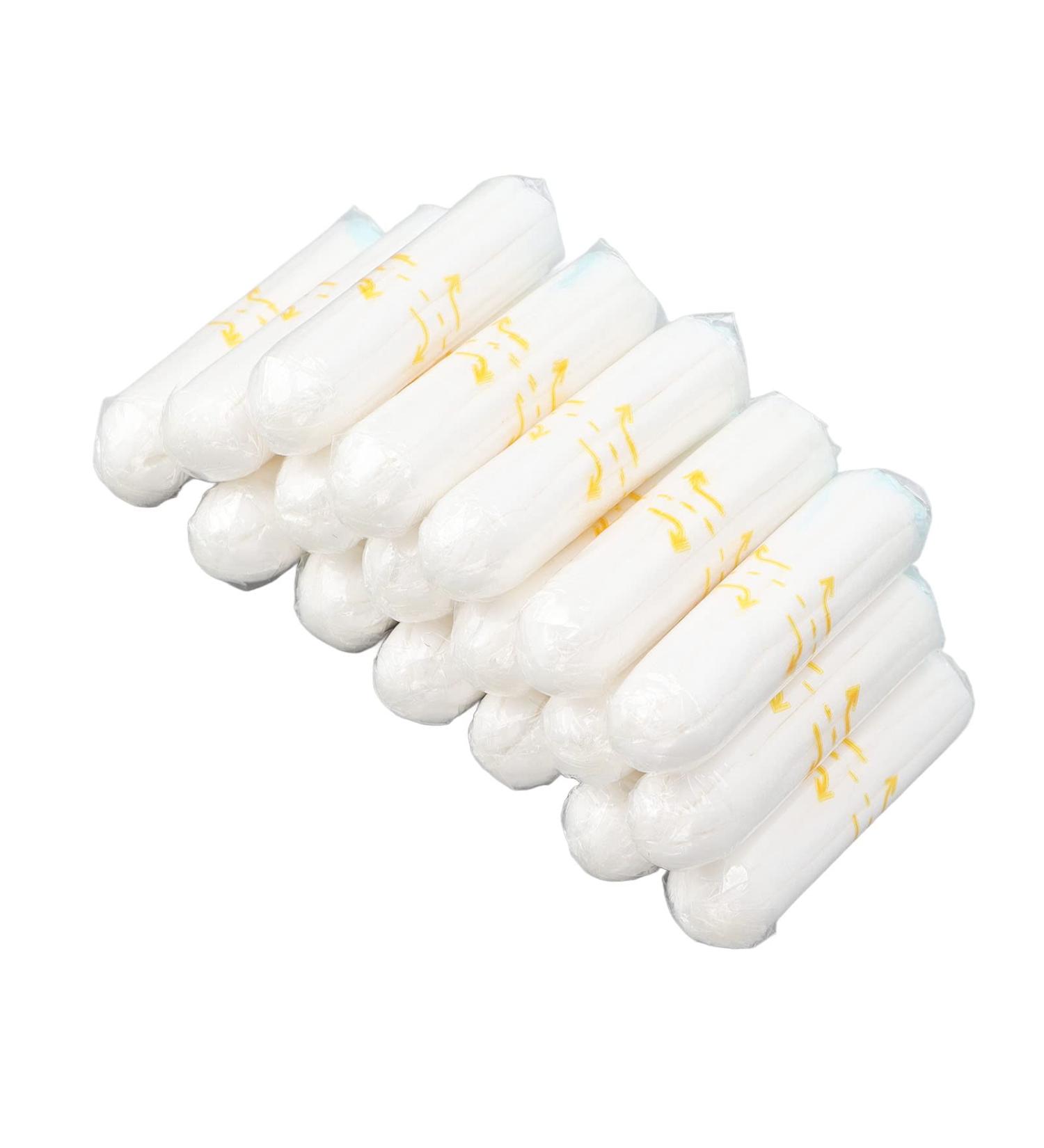 18 Pure Cotton Tampons for Women | Soft Portable & Hygienic - Medium Flow Absorbent Protection - Buy Online on GoSupps.com
