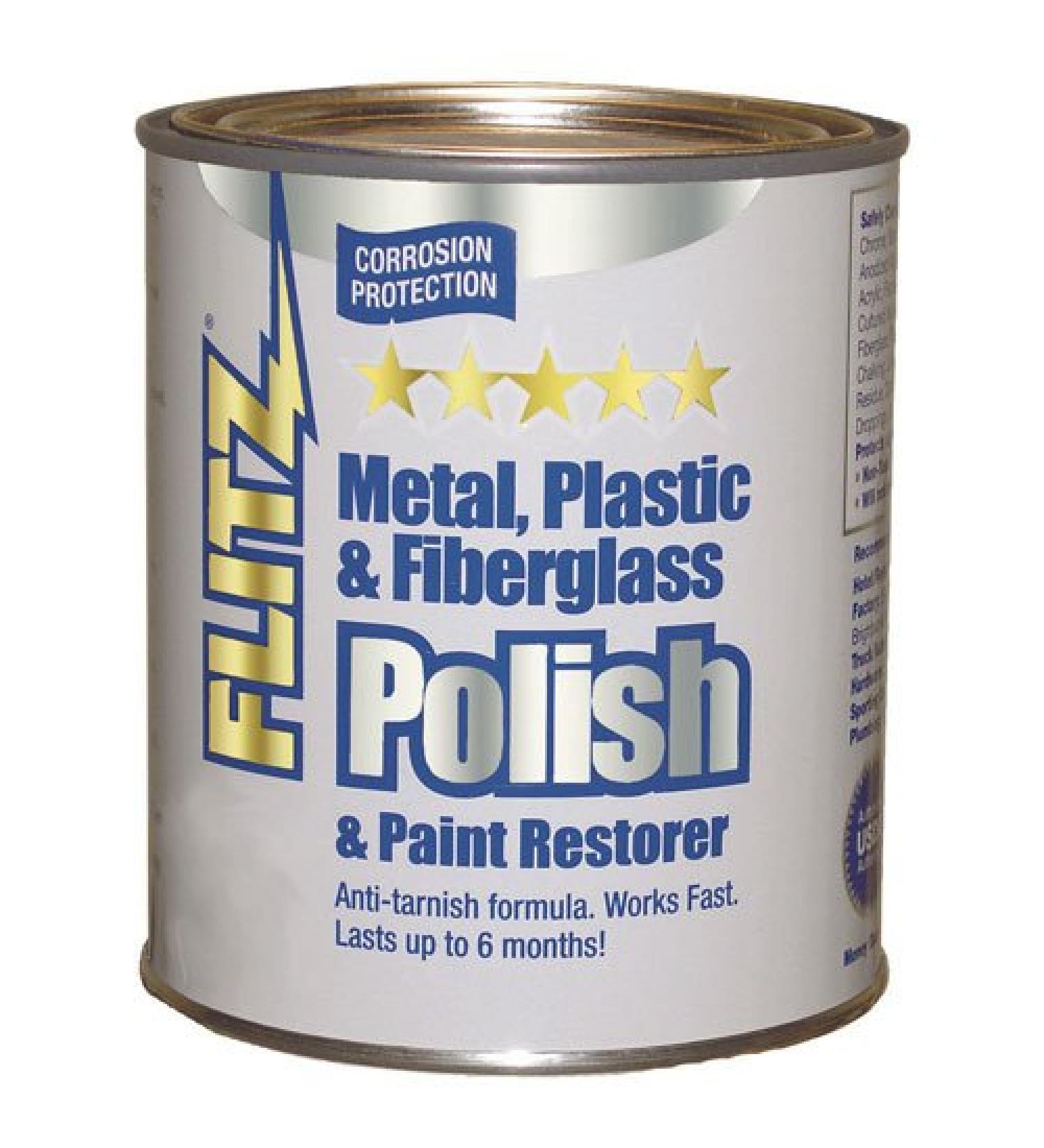 Flitz CA 03588 Metal Plastic and Fiberglass Polish with Paint Restorer 1-Gallon Small
