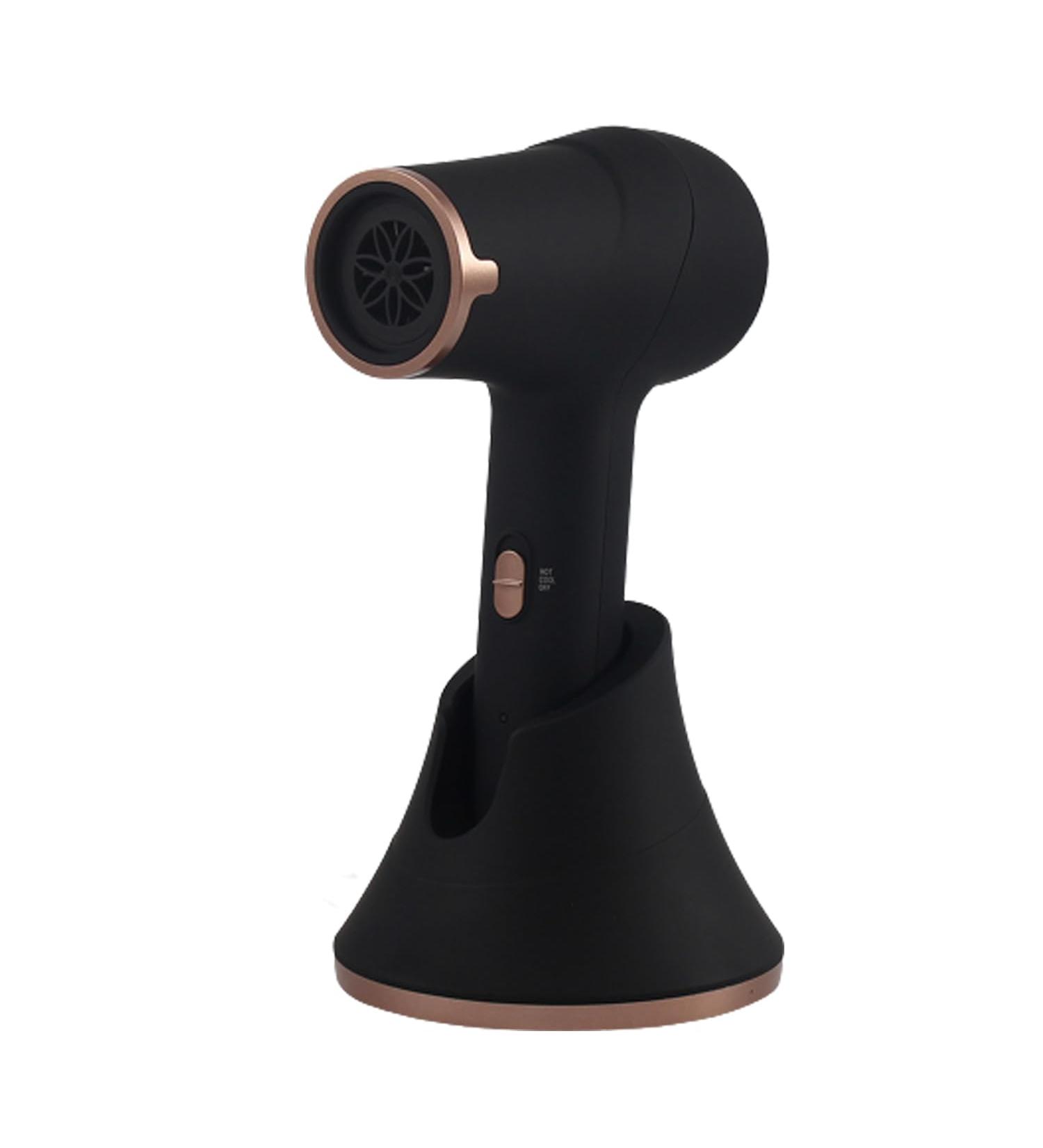 Cordless Hair Dryers Gift Set Portable Travel Blow Dryer with RQuick Charging Base Suitable Handheld 2 Files Hot & Cold Wind Blowdryer Gifts for Women/Men Black - Buy Online on GoSupps.com