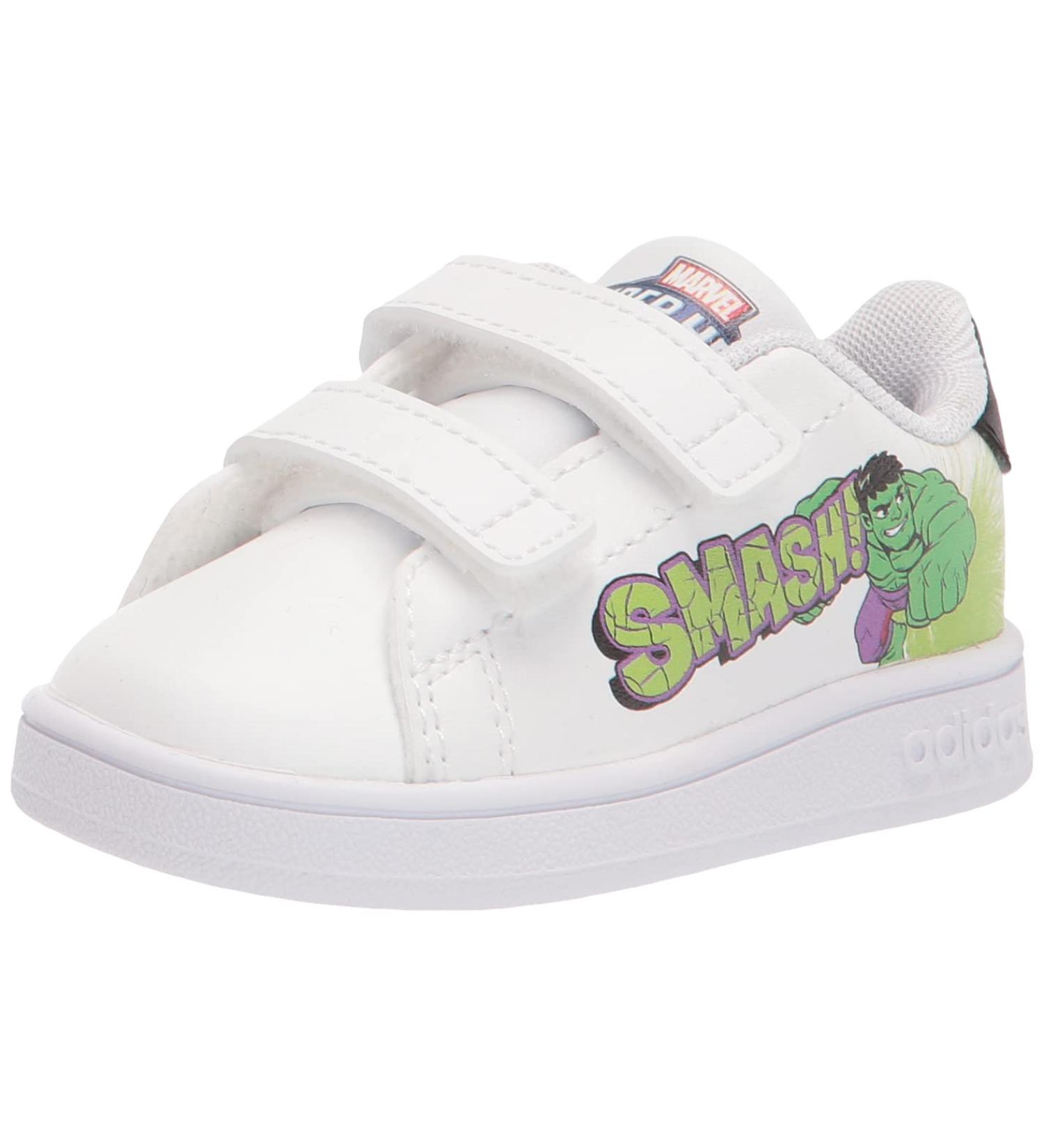 adidas Boy's Unisex Kids Advantage Cf I Sneaker - Child 3 UK - White/Black - Buy Online on GoSupps.com