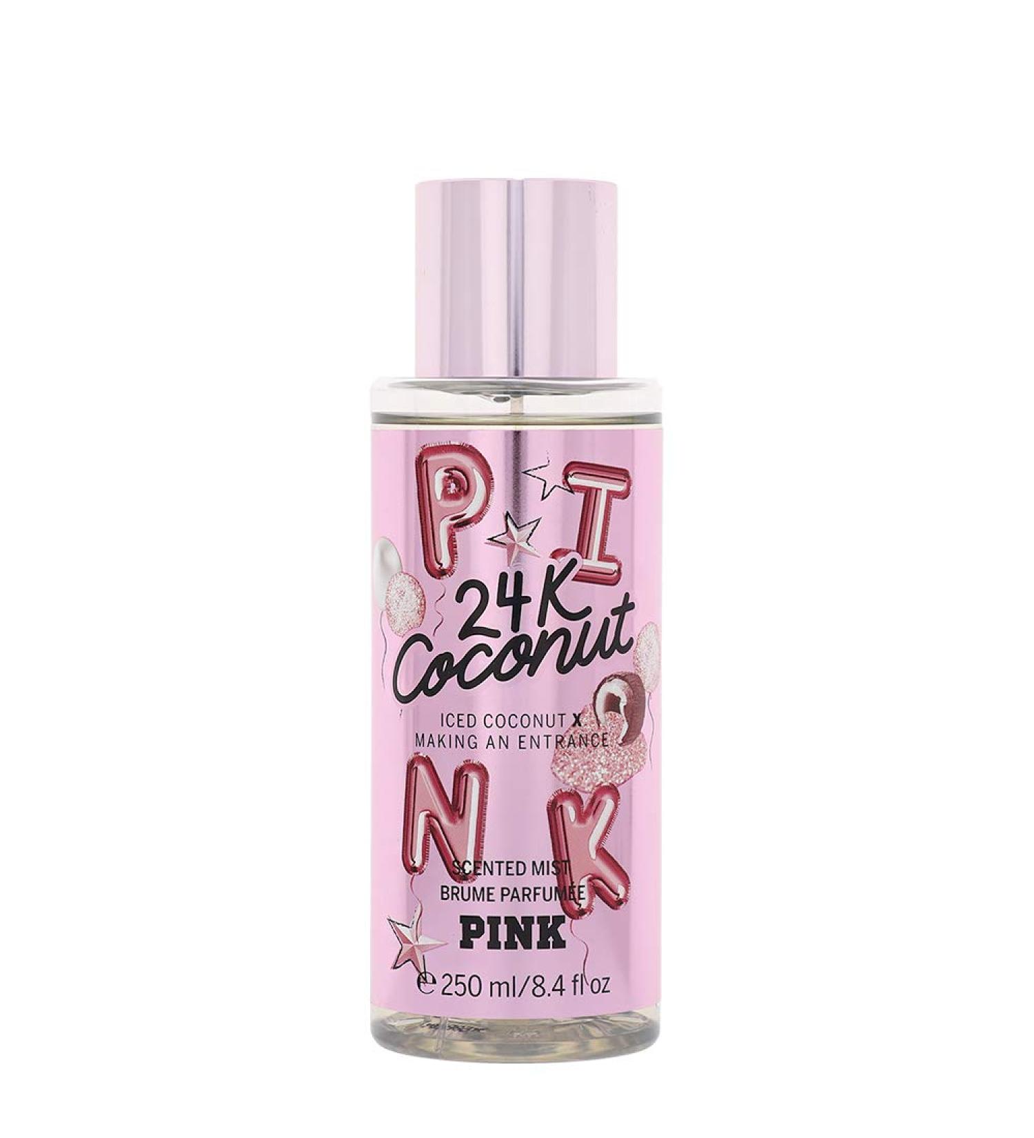 Victorias Secret PINK 24K Coconut Body Mist 8.4 Ounce Warm with Iced Coconut - Buy Online on GoSupps.com
