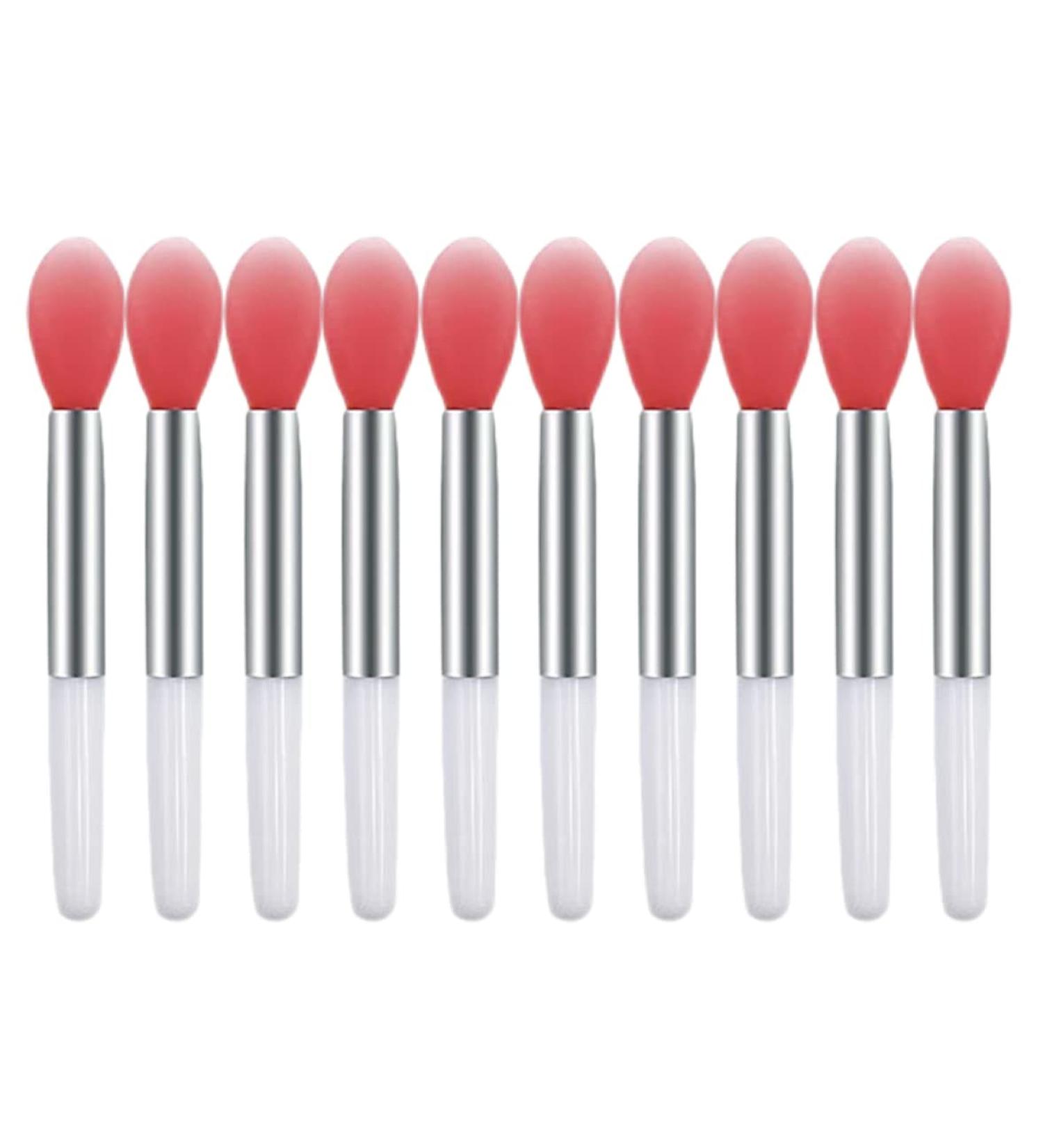 Silicone Lip Brushes Mini Lip Scrub Brush Reusable Lip Balm Applicators For Lip Care Lip Mask Applicator Lip Balm Applicator Lip Brushes Makeup Lipstick Brush 10PCS - Buy Online on GoSupps.com